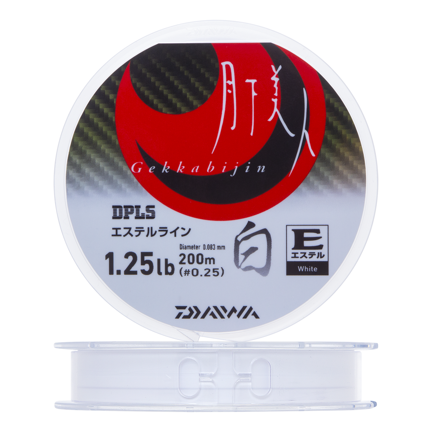 Эстер Daiwa GekkaBijin Type-E Haku 1,25Lb #0,25 0,084мм 200м (white)