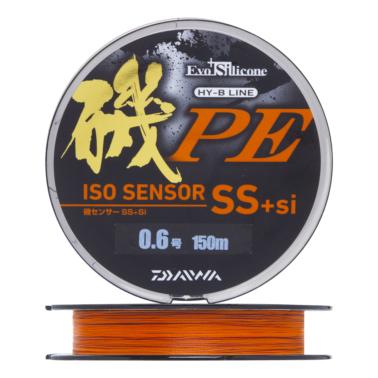 Шнур плетеный Daiwa Iso Sensor SS+Si #0,6 0,128мм 150м (orange)