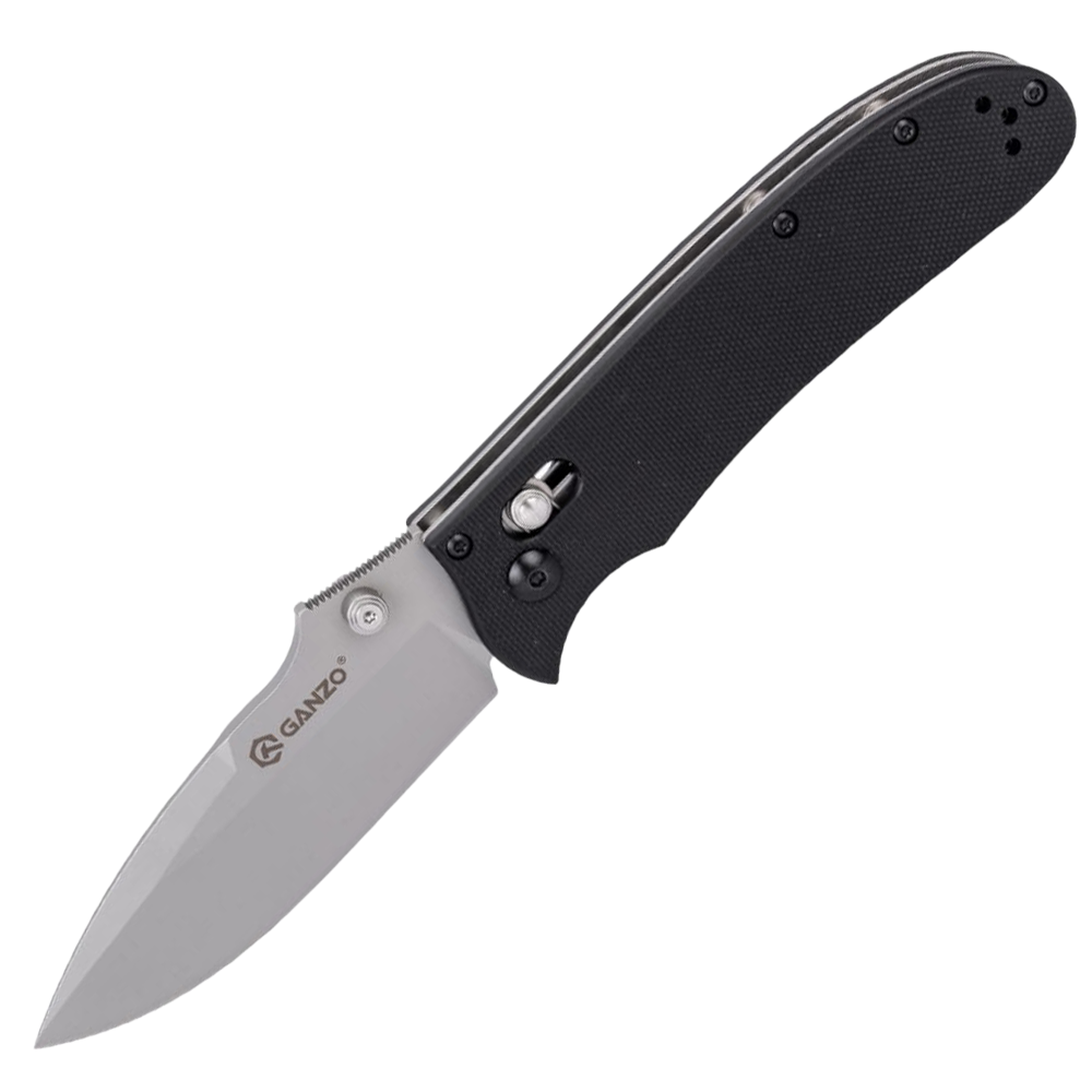 Нож складной туристический Ganzo G704 черный нож складной туристический ganzo g620b 1 черный