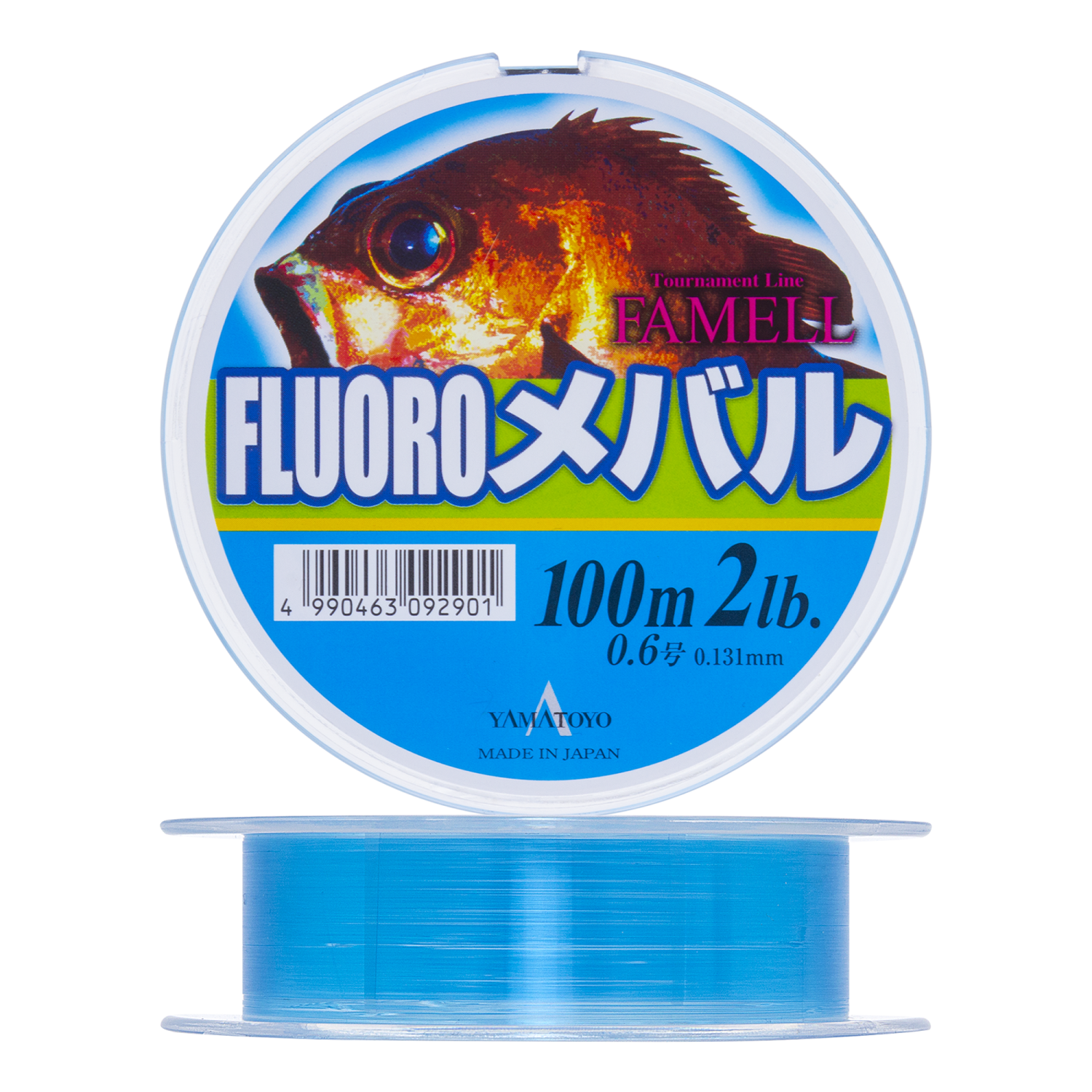 Флюорокарбон Yamatoyo Fluoro Mebaru #0,6 0,131мм 100м (natural blue)