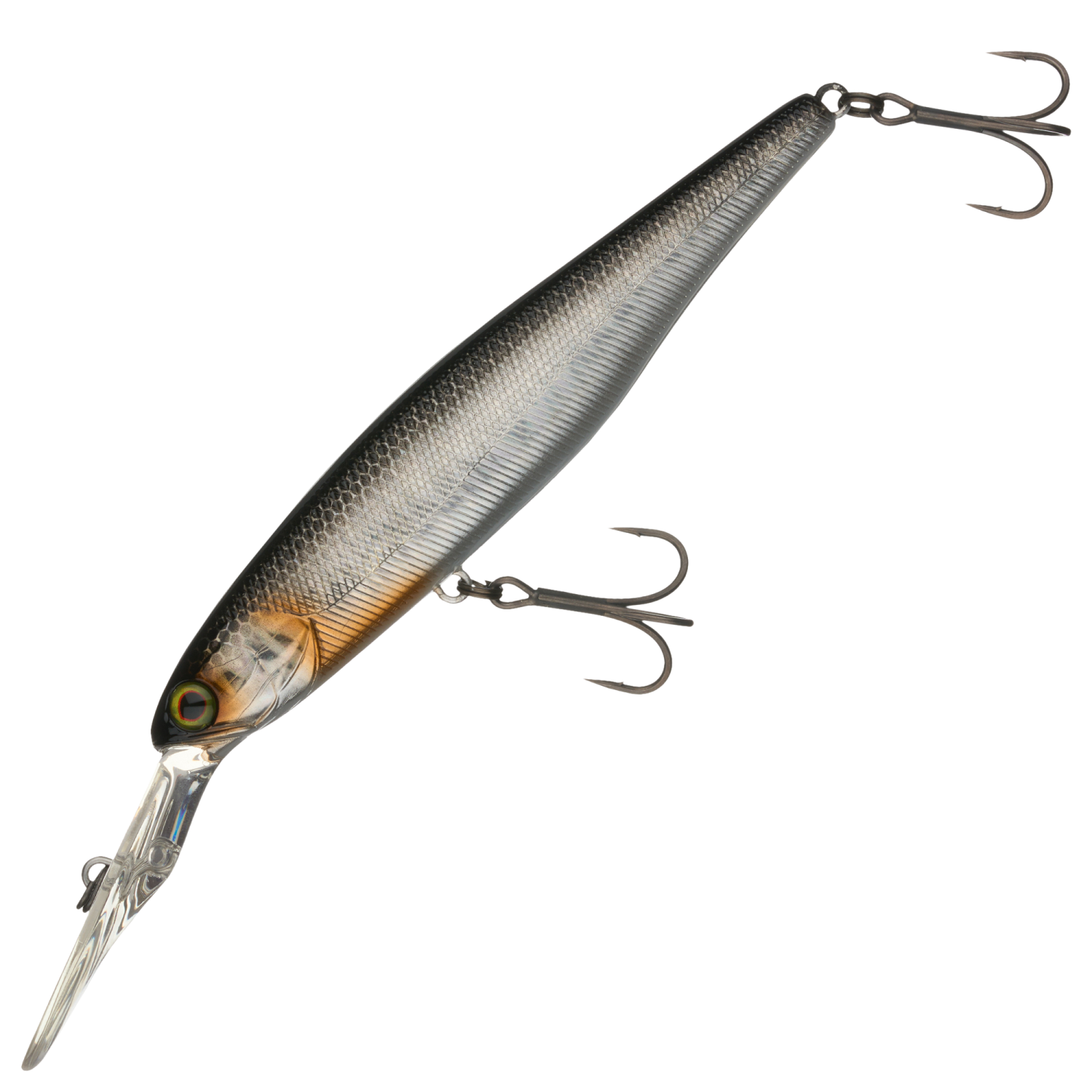 Воблер Jackall SDD Squirrel 115 SP #Hl Silver & Black