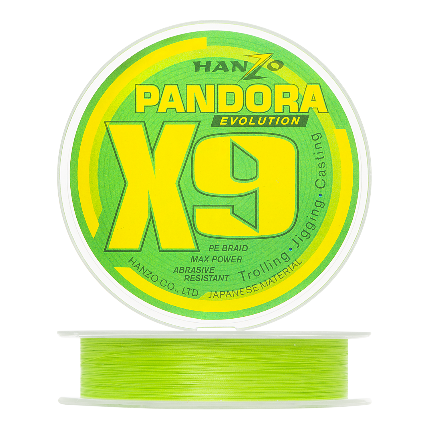 Шнур плетеный Hanzo Pandora Evolution X9 #0,6 0,13мм 150м 150м (green)