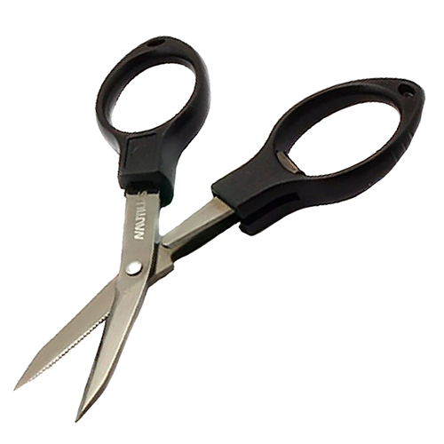 Ножницы для плетеных шнуров Nautilus NBS0403 11,5см Black ножницы для плетеных шнуров daitoubuku 10104 shikake scissors mini