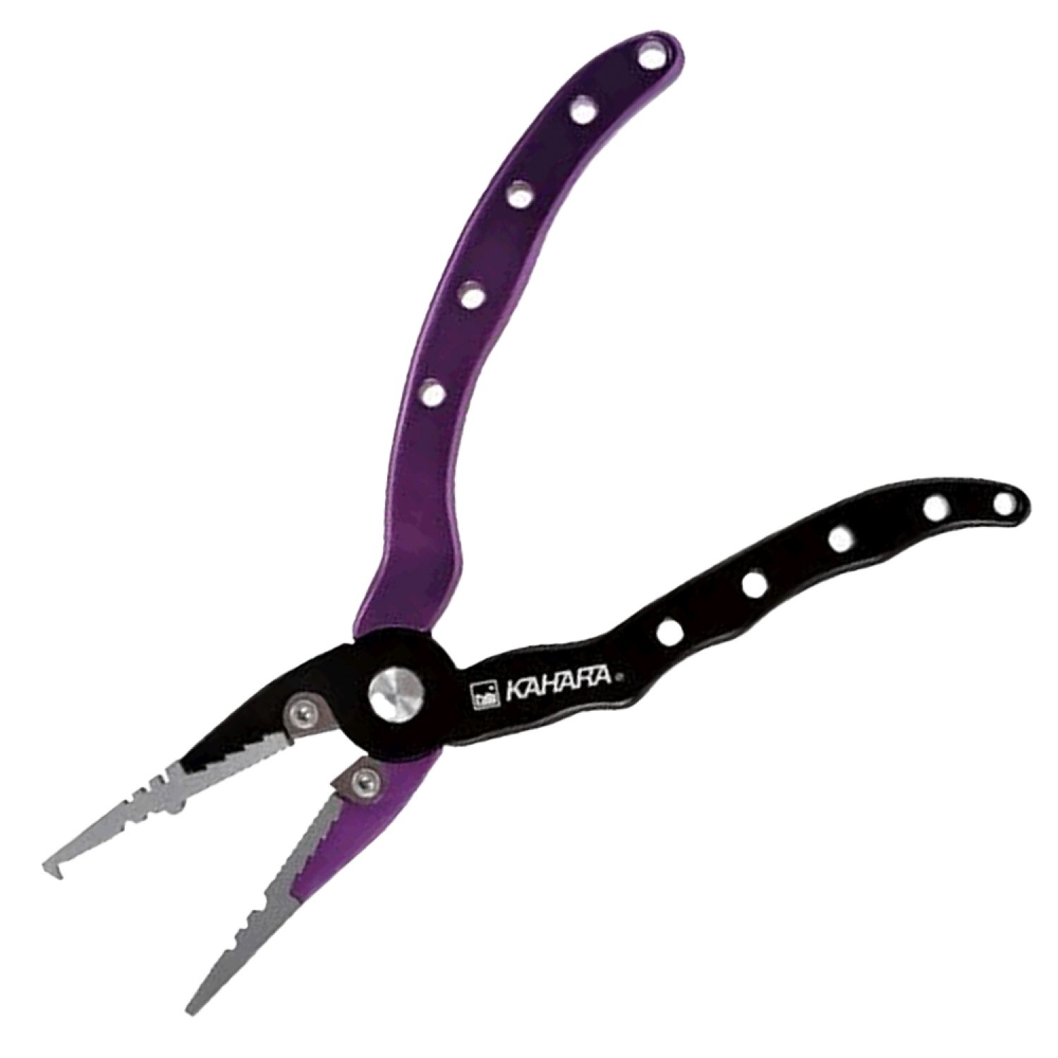 Рыболовные плоскогубцы Kahara 6,5" Heavy-duty Aluminum Pliers Black/Purple