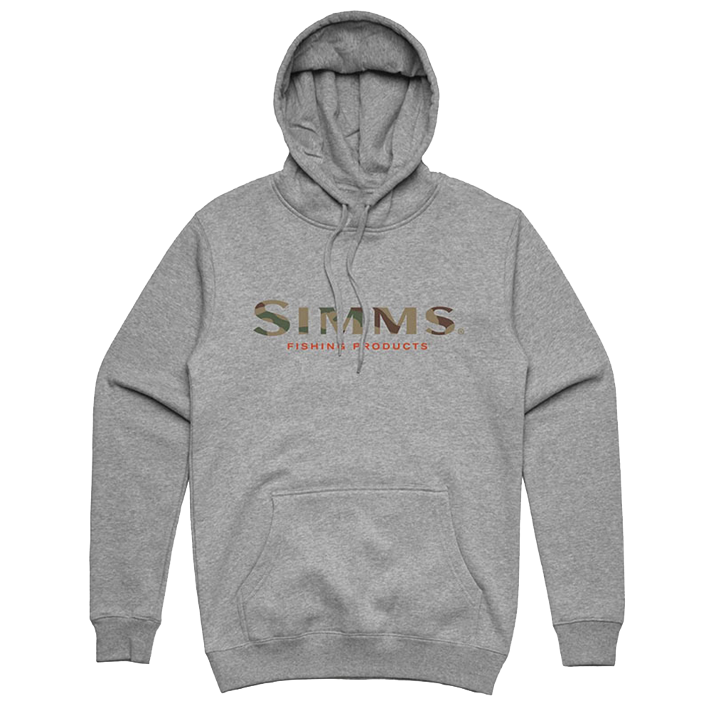 Толстовка Simms Logo Hoody M Grey Heather