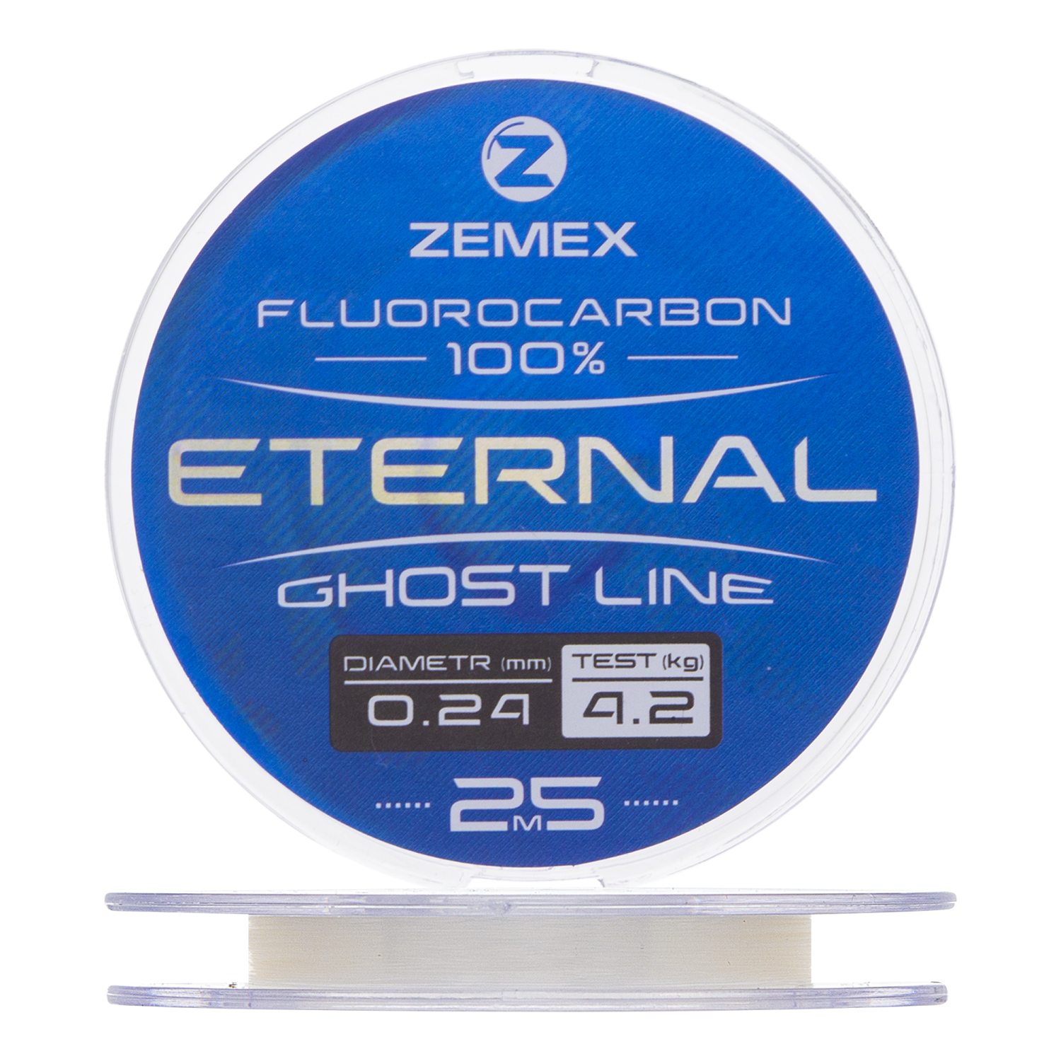 Флюорокарбон Zemex Eternal 100% Fluorocarbon 0,24мм 25м (clear)