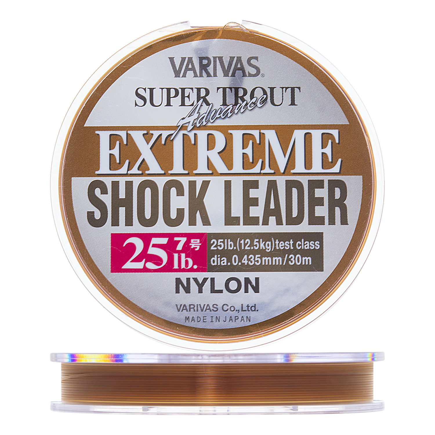 Леска монофильная Varivas Super Trout Advance Extreme Shock Leader #7,0 0,435мм 30м (brown)