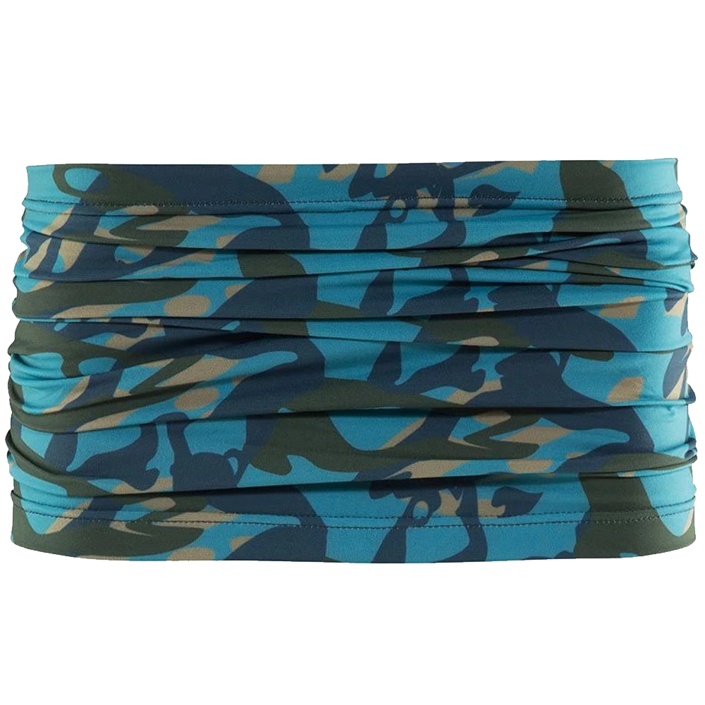 Бандана Grundens Fish Head Neck Gaiter One size Dusty Turquoise Camo