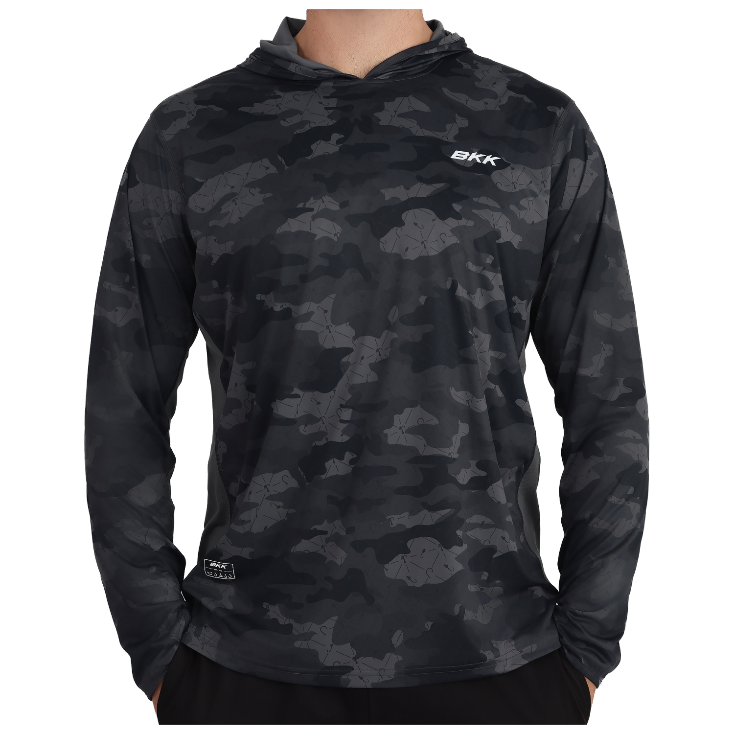 Лонгслив BKK Hooded Long Sleeve Performance Shirt L Camo