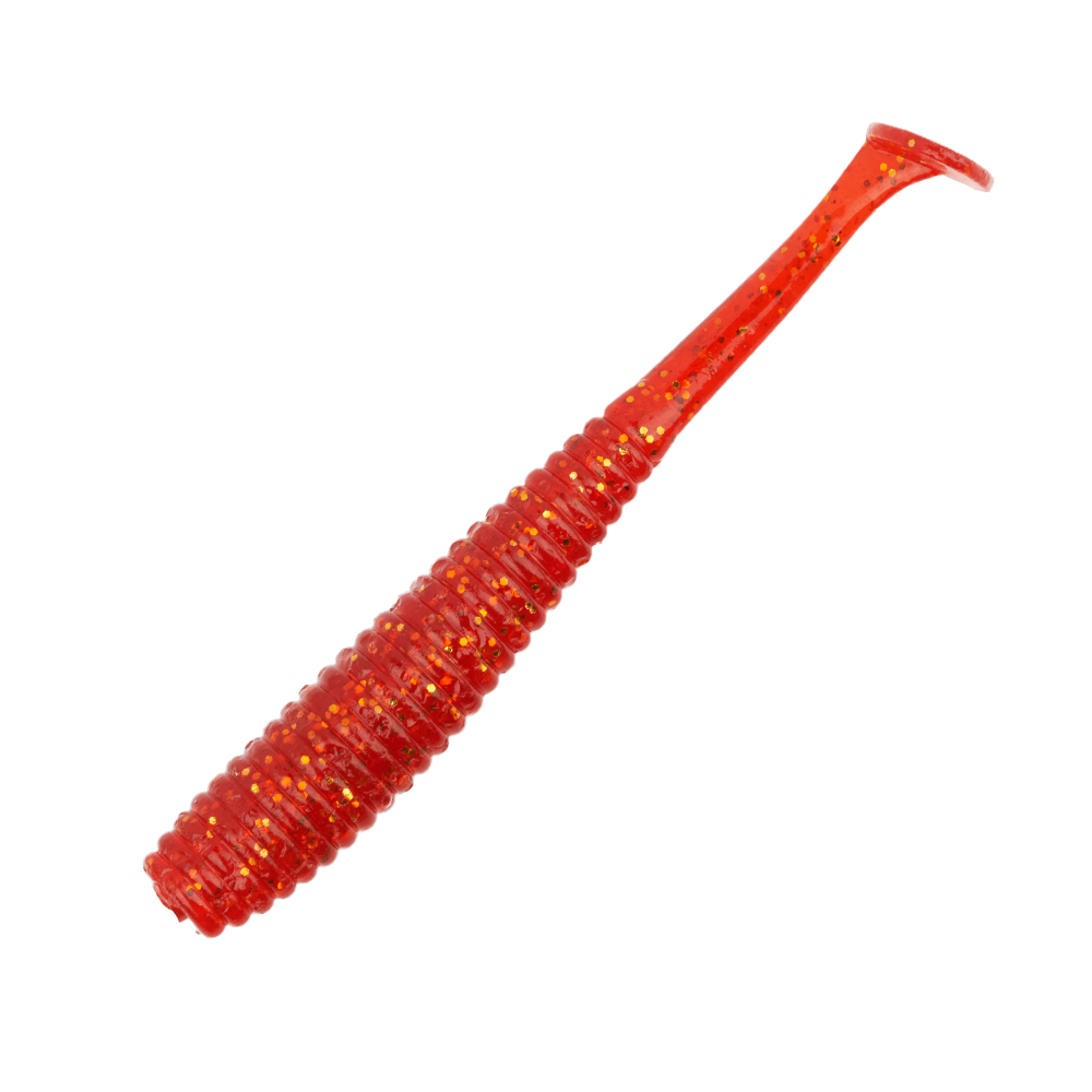 Приманка силиконовая Jackall I Shad Tail 2,8" #red gold flake
