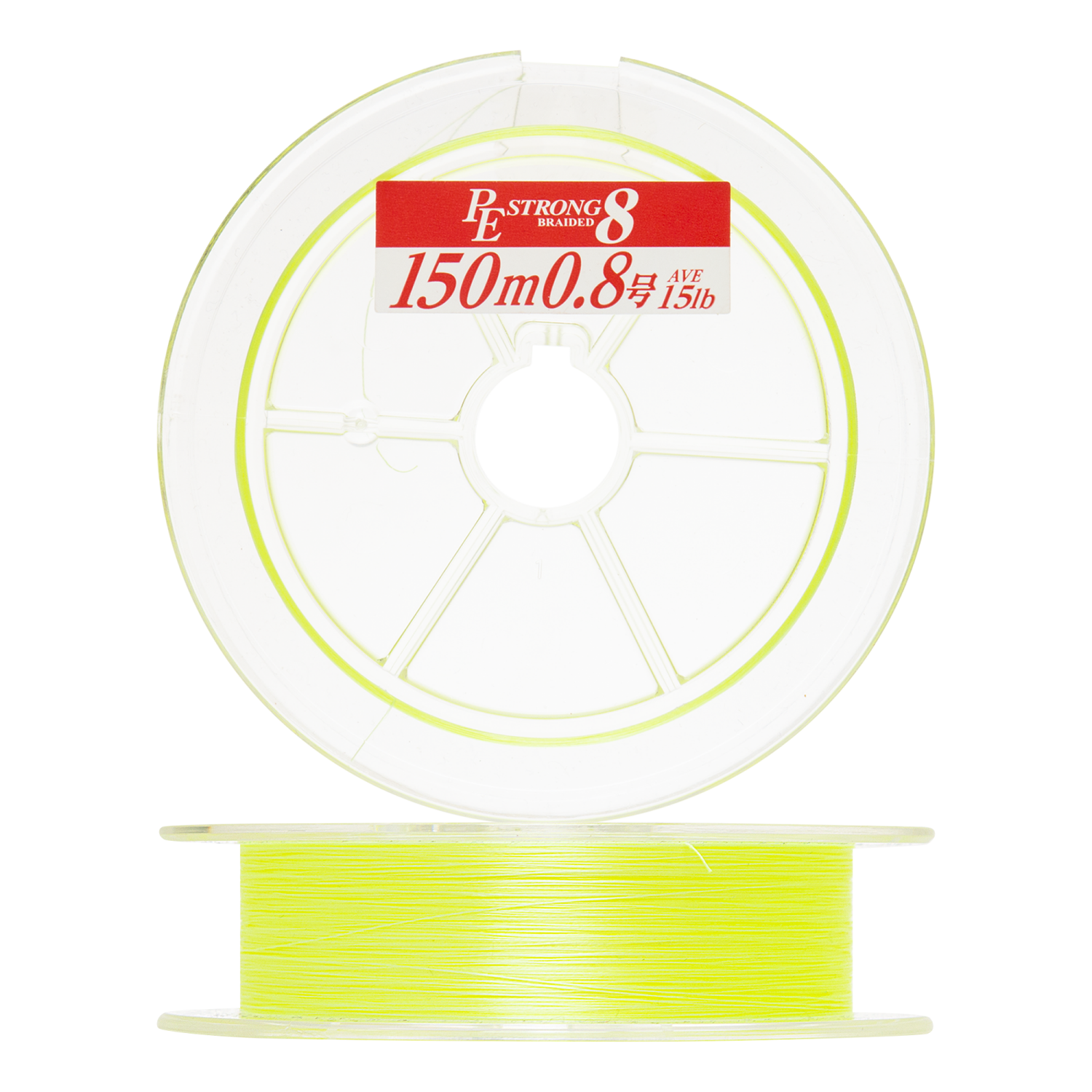 Шнур плетеный Yamatoyo Super PE Strong Braided X8 #0,8 0,148мм 150м (flash lemon)