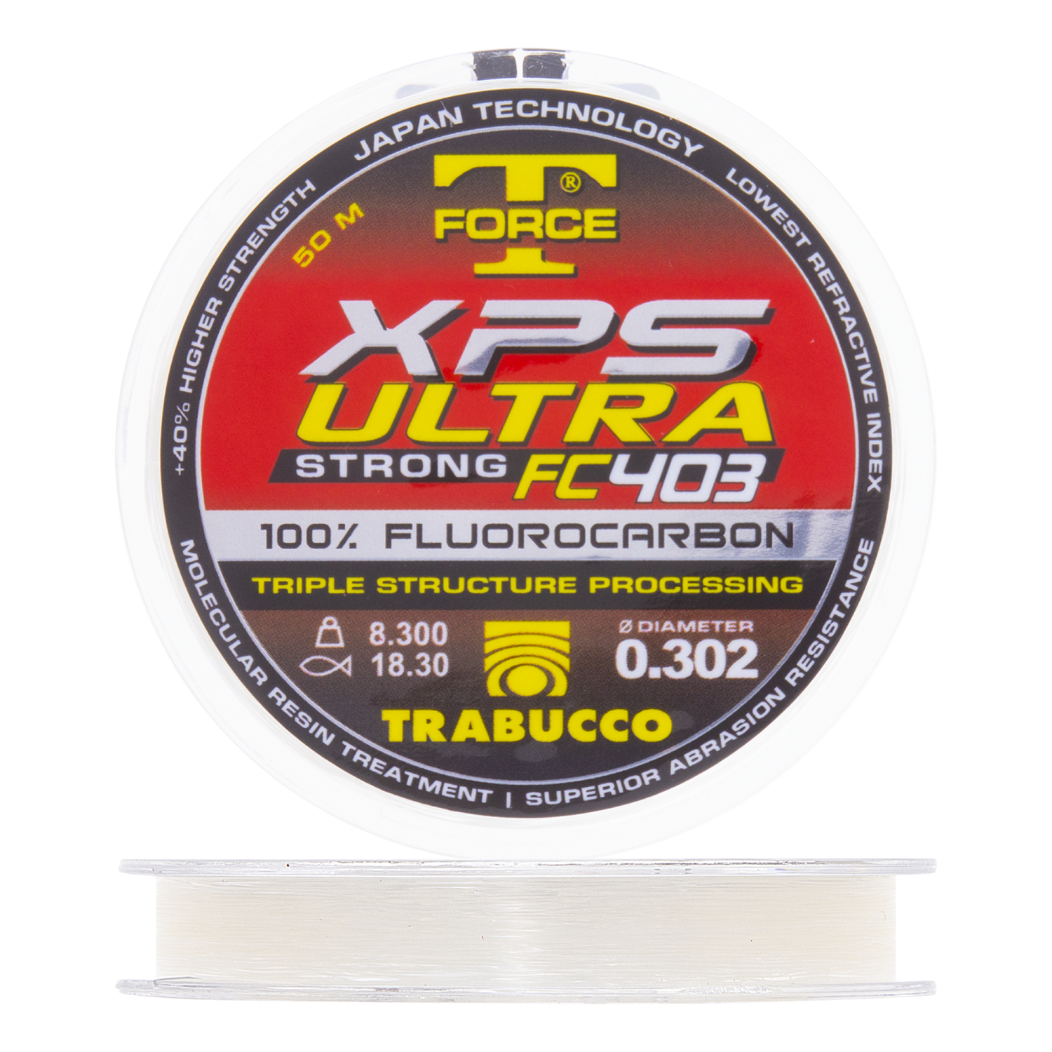 Флюорокарбон Trabucco TF XPS Ultra Strong FC403 0,302мм 50м (clear)