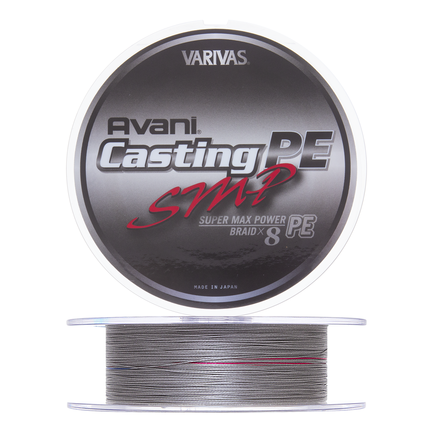 Шнур плетеный Varivas Avani Casting PE Super Max Power X8 #4,0 200м (stealth grey)