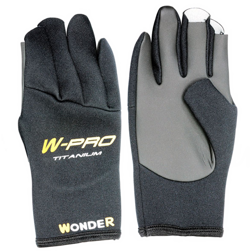 Перчатки рыболовные Wonder W-PRO WG-FGL015 2XL черный