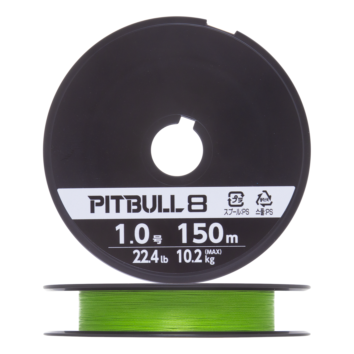 Шнур плетеный Shimano Pitbull 8 #1,0 0,165мм 150м (lime green)