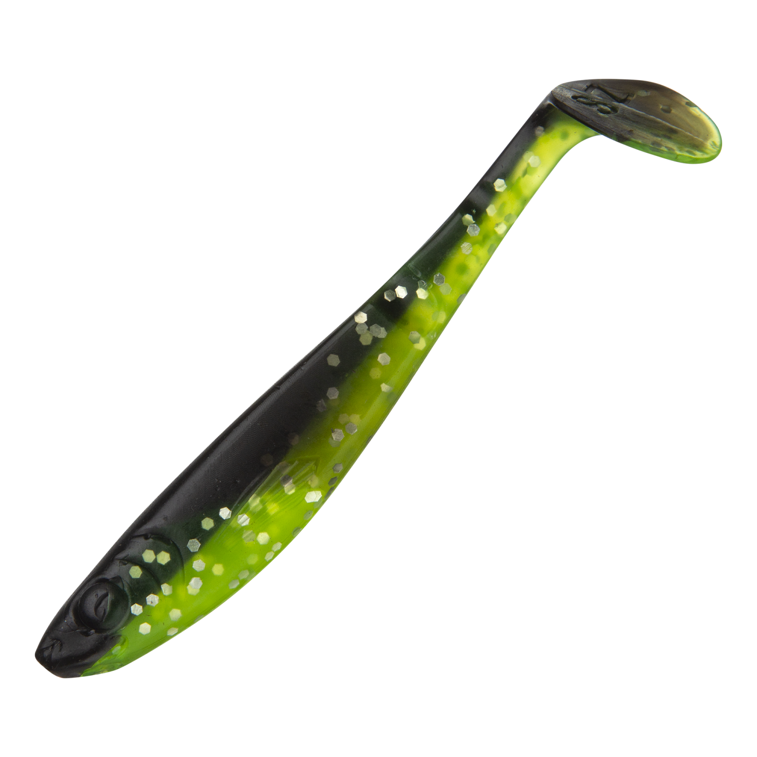 Приманка силиконовая Abu Garcia Svartzonker McPerch Shad 7,5см #Black/Chartreuse