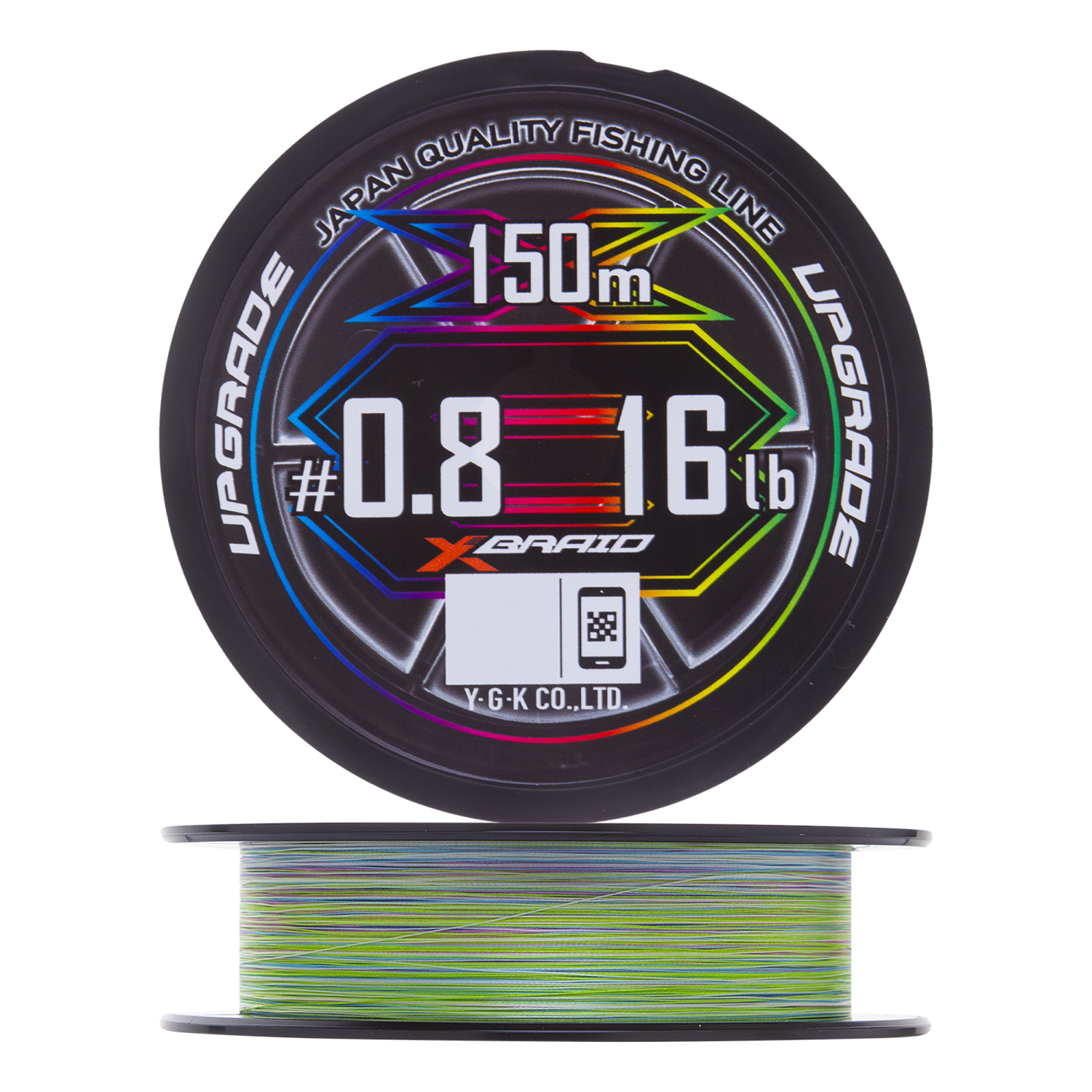 Шнур плетеный YGK X-Braid Upgrade Pentagram PE X8 #0,8 0,148мм 150м (5color)