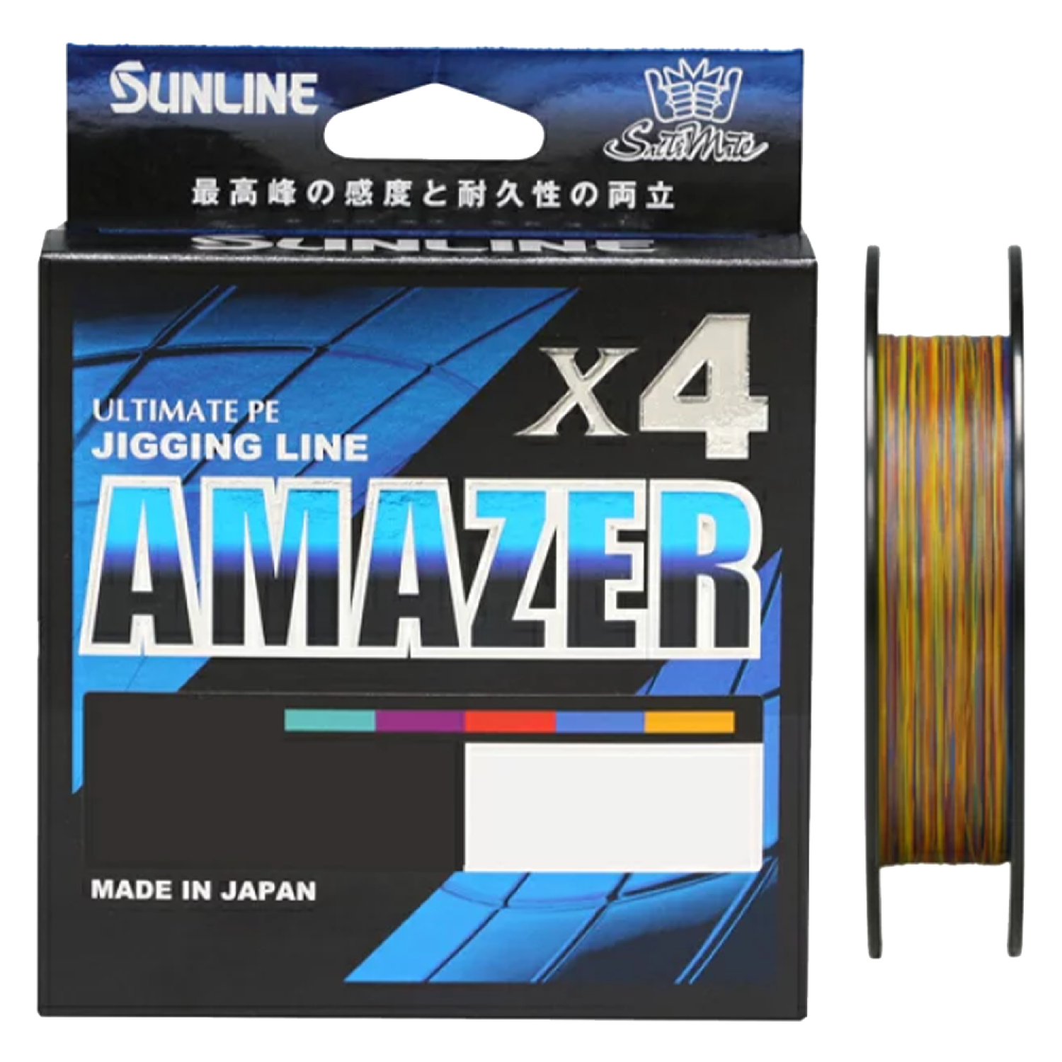 Шнур плетеный Sunline Amazer X4 #3,0 0,285мм 200м (multicolor)