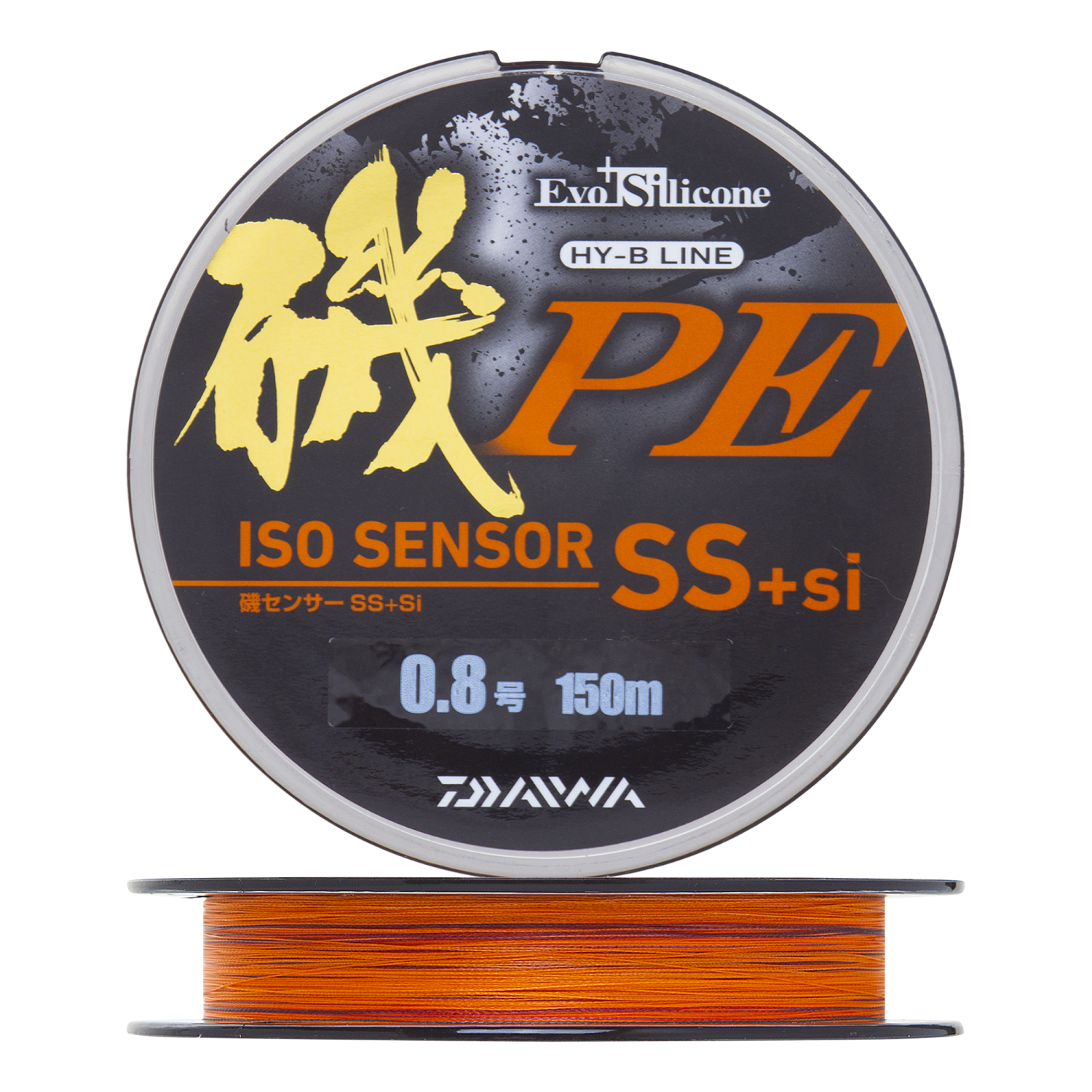 цена Шнур плетеный Daiwa Iso Sensor SS+Si #0,8 0,148мм 150м (orange)