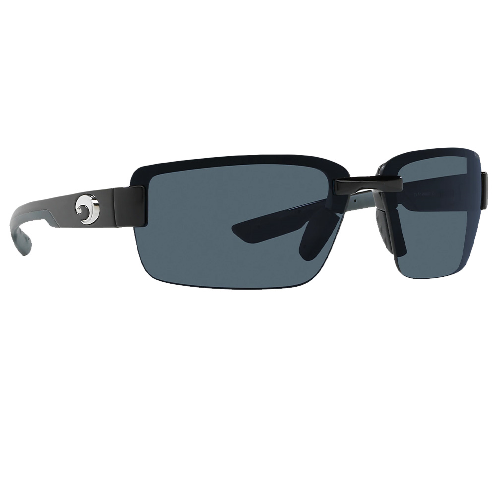 Очки солнцезащитные поляризационные Costa Galveston 580 P Shiny Black/Gray