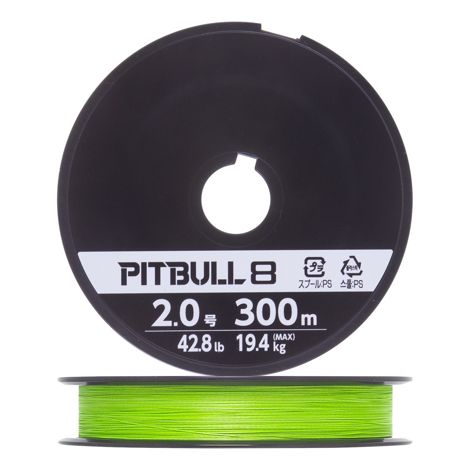 Шнур плетеный Shimano Pitbull 8 #2,0 0,235мм 300м (lime green)