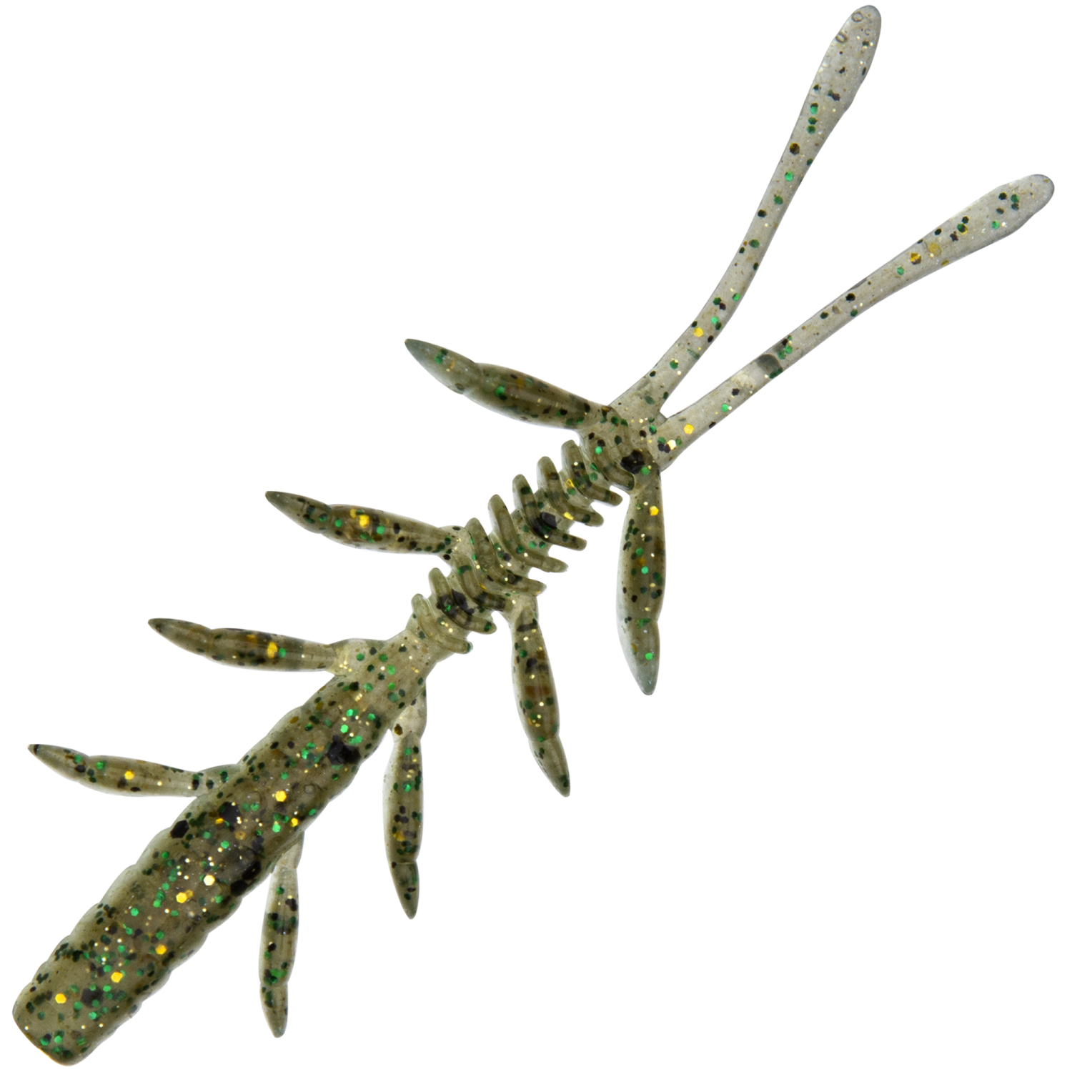 Приманка силиконовая Jackall Scissor Comb 3,8" #ikanago green pumpkin pearl
