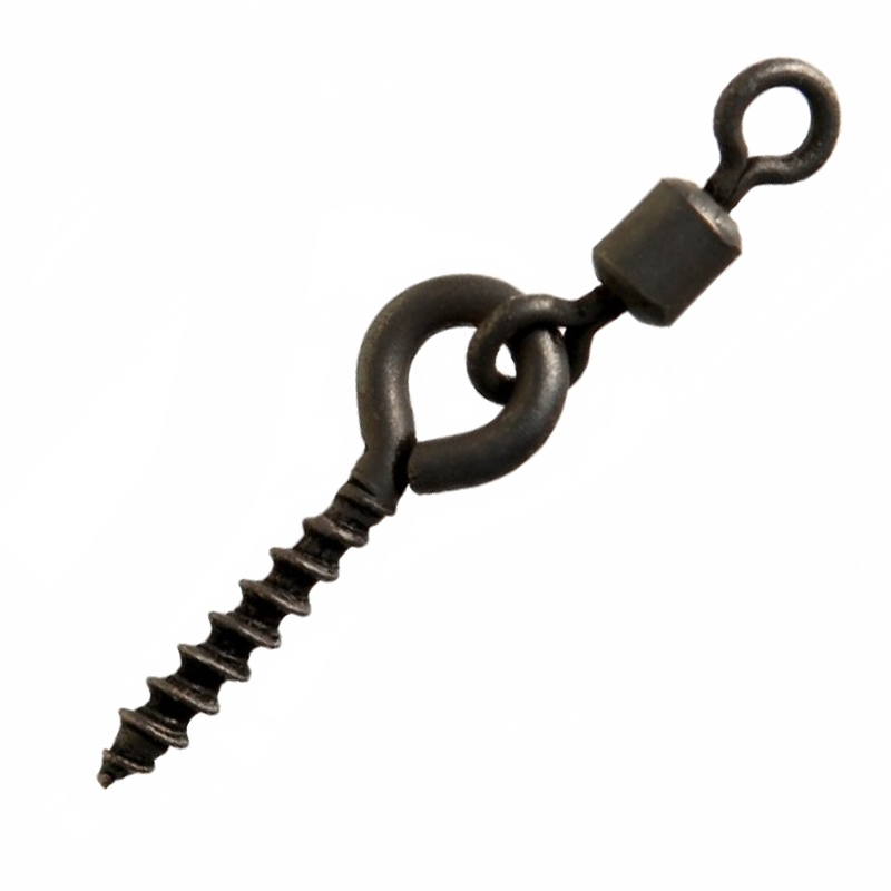 Винт для насадки Carp Pro Swivel Bait Screw с вертлюгом 12мм