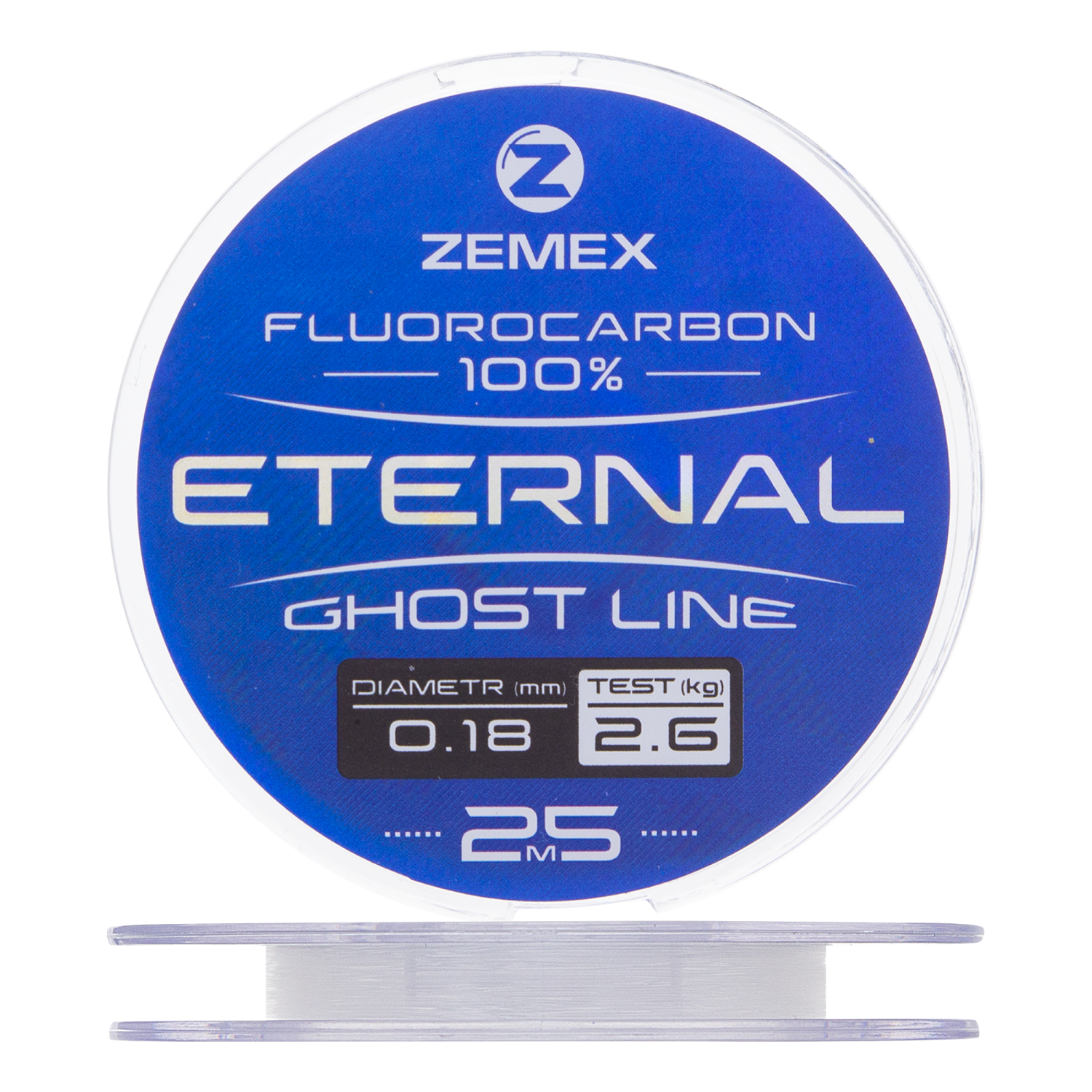 Флюорокарбон Zemex Eternal 100% Fluorocarbon 0,18мм 25м (clear)