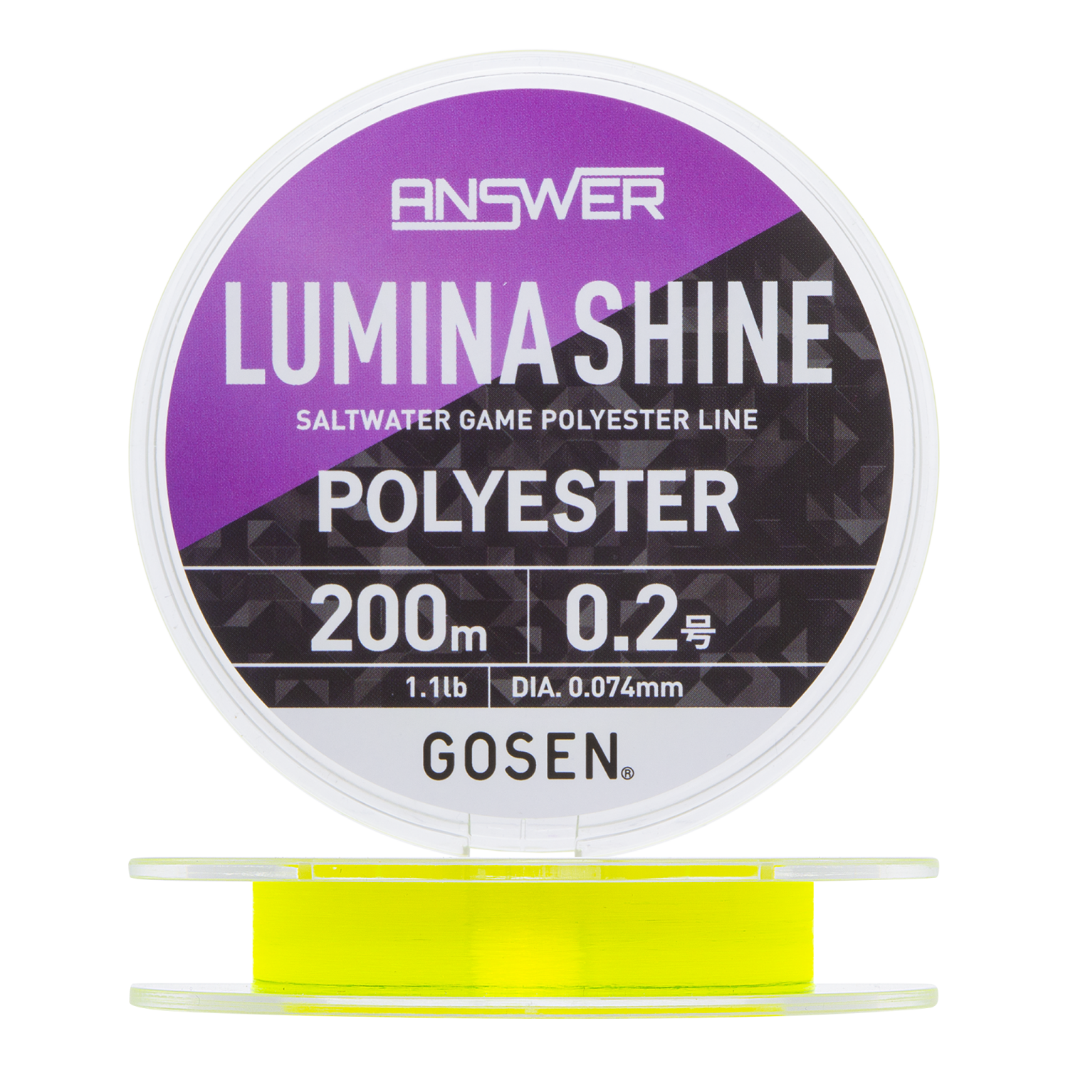 Эстер Gosen Answer Lumina Shine #0,2 0,074мм 200м (yellow)