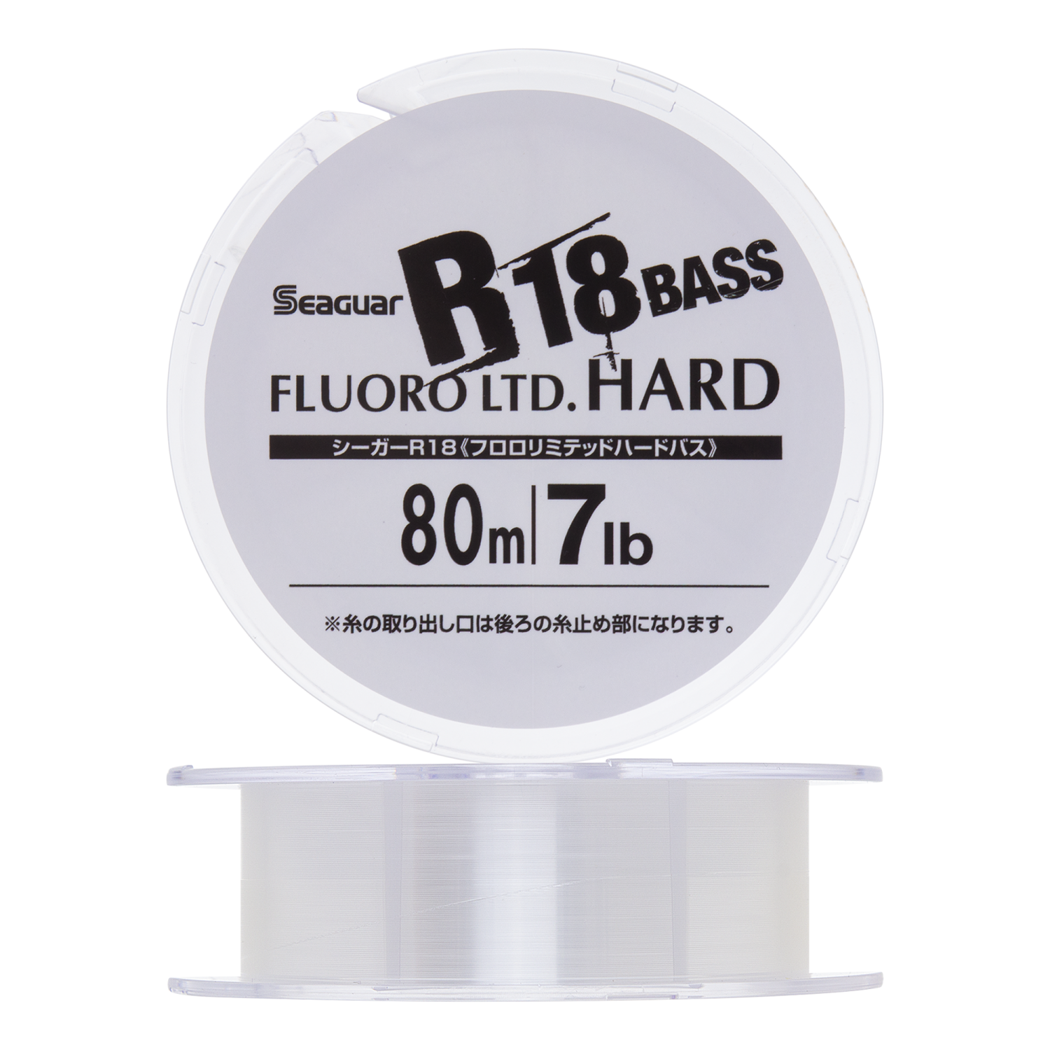 Флюорокарбон Seaguar R18 Fluoro Limited Hard Bass 7Lb #1,75 0,220мм 80м (clear)