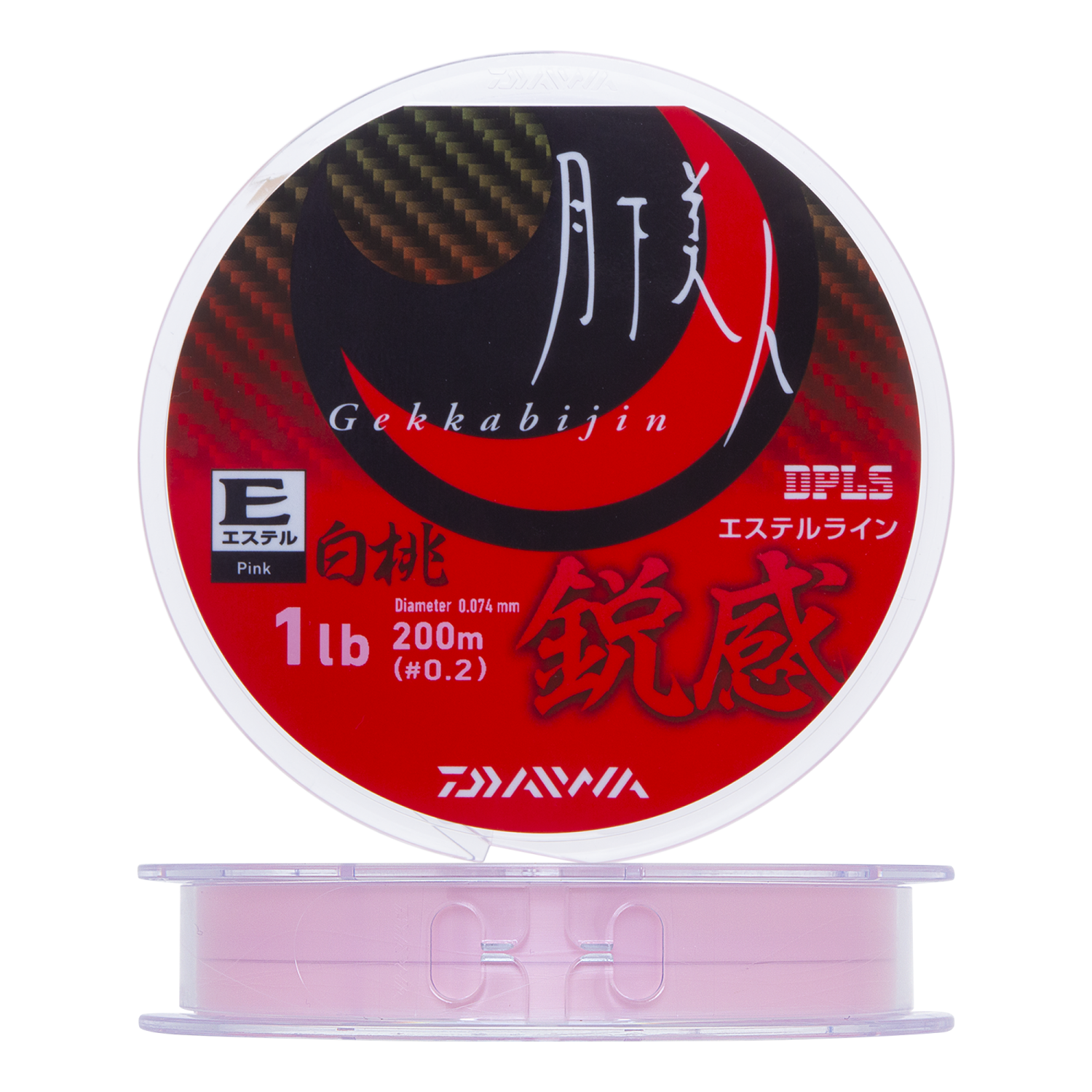 Эстер Daiwa GekkaBijin Type-E Eikan 1Lb #0,2 0,074мм 200м (white peach)