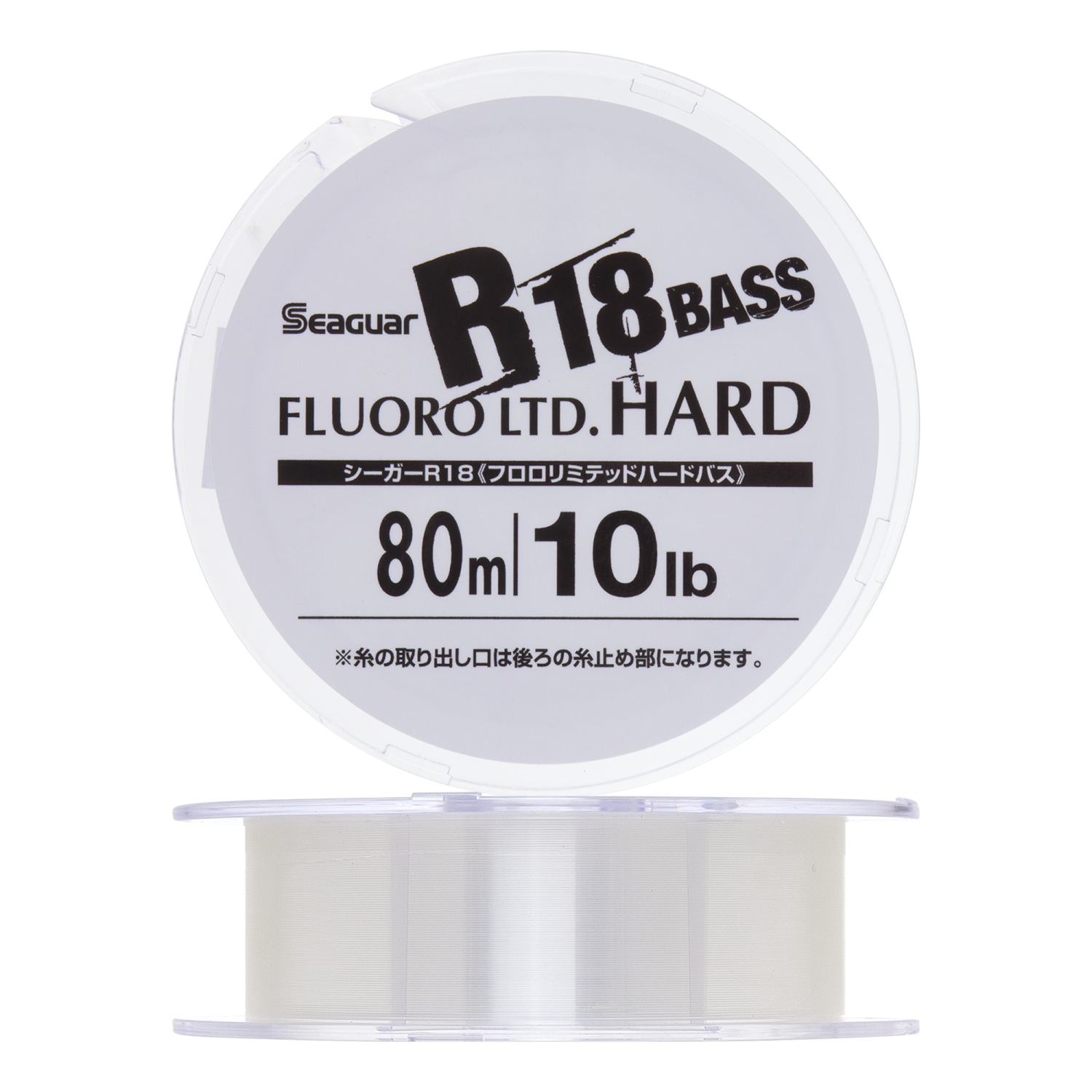 Флюорокарбон Kureha R18 Fluoro Limited Hard Bass 10Lb #2,5 0,260мм 80м (clear)