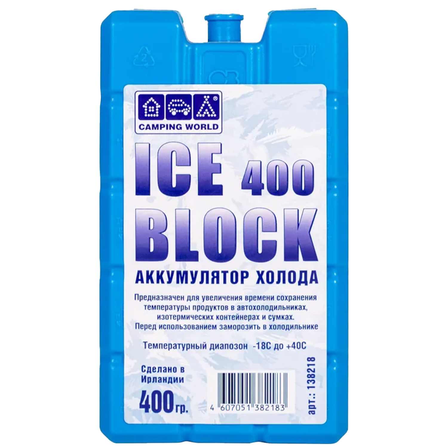 Аккумулятор холода Camping World Iceblock 400