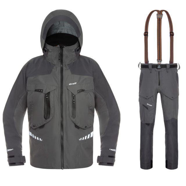 Костюм рыболовный Graff 632-В/732-В Bratex 20000 S/164-170 серый
