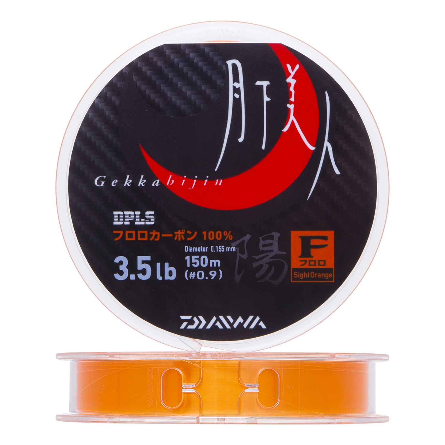 Флюорокарбон Daiwa Gekkabijin Type-F You 3,5Lb #0,9 150м (sight orange)