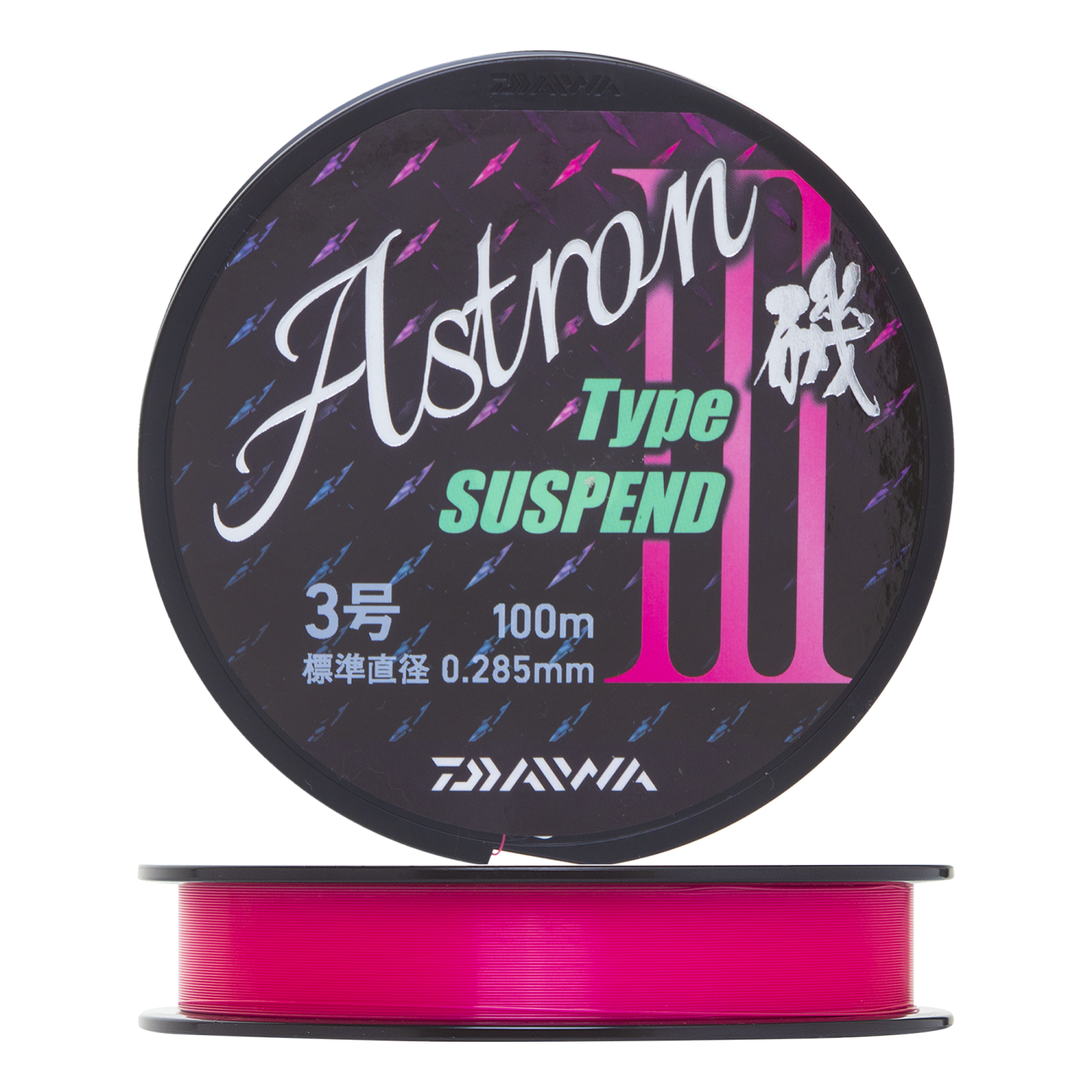 Леска монофильная Daiwa Astron Iso Type-Suspend III #3,0 0,285мм 100м (hot pink)