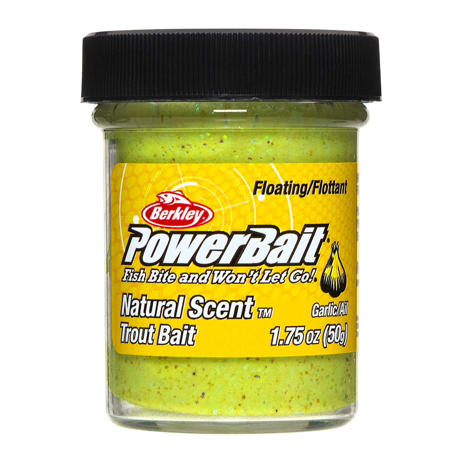 Паста форелевая Berkley PowerBait Select Trout Bait 50гр Garlic #Garlic with Glitter