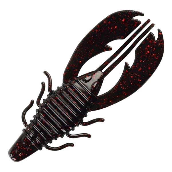 Приманка силиконовая Berkley PowerBait Craw Fatty 8см #Black Red Fleck