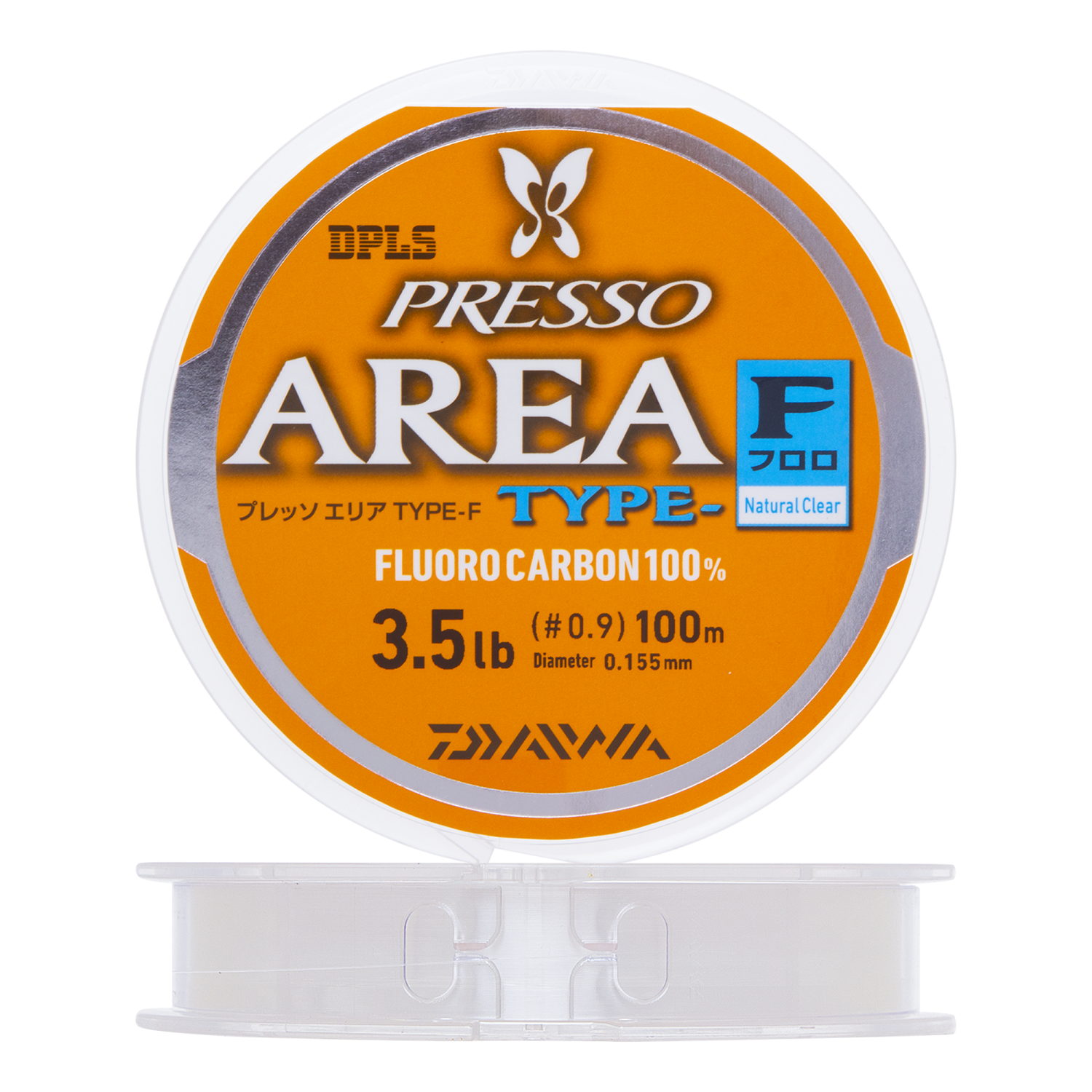 Флюорокарбон Daiwa Presso Area Type-F 3,5Lb #0,9 0,158мм 100м (natural clear)