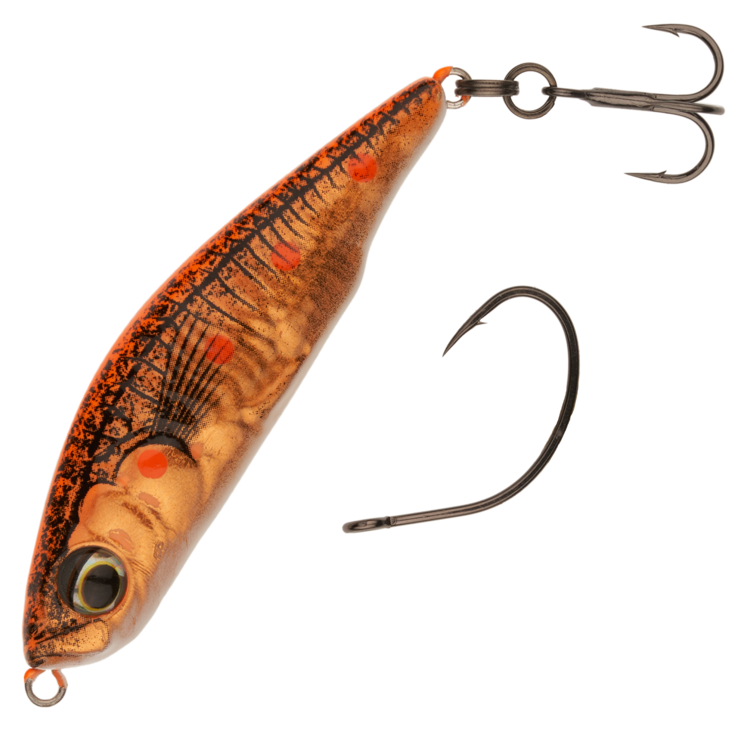 Воблер Savage Gear 3D Sticklebait Pencil 65 S #Fluo Orange Copper воблер savage gear 3d sticklebait pencil 65 s brown trout smolt
