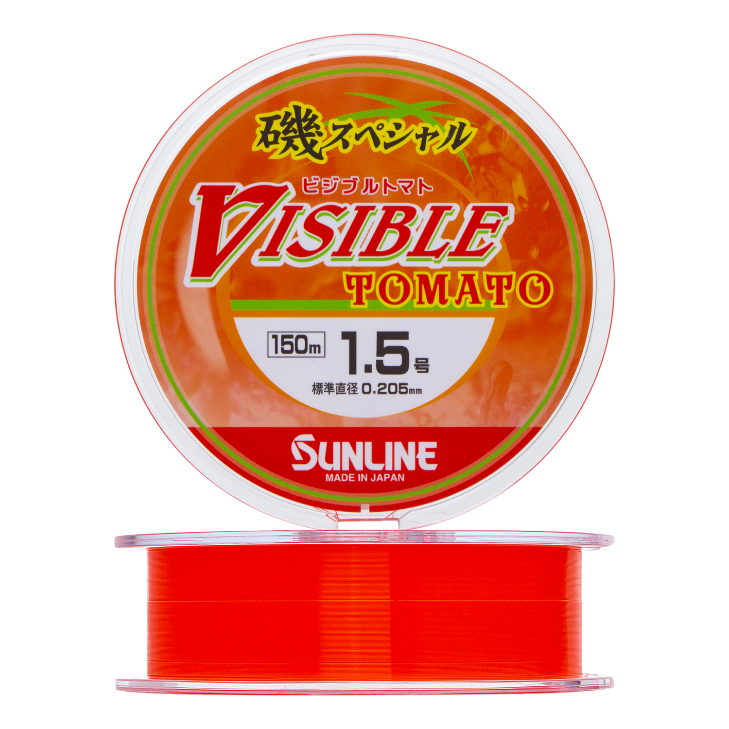 Леска монофильная Sunline Visible Tomato 15 0205мм 150м orange red 1830₽