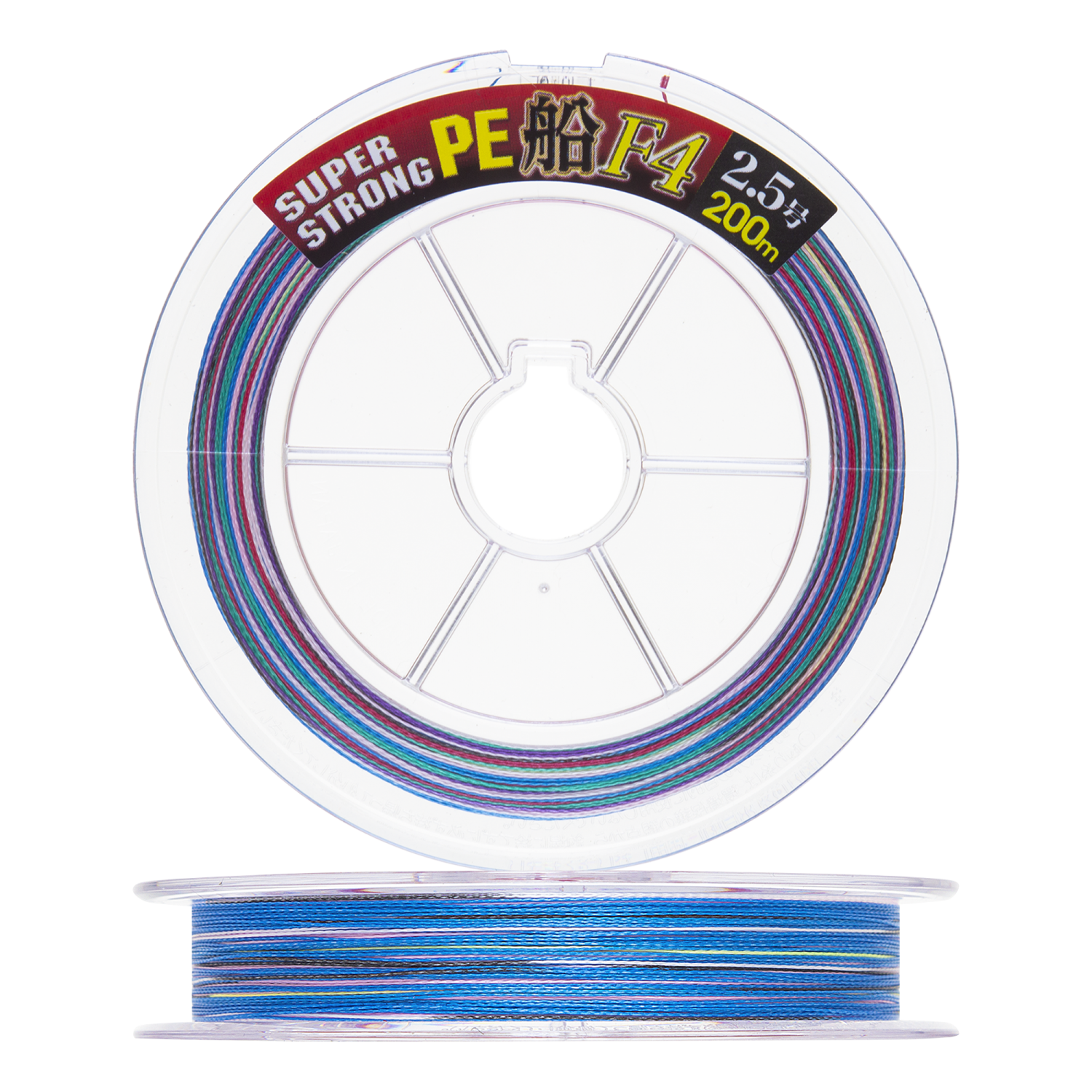 Шнур плетеный Toray Super Strong PE Fune F4 #2,5 200м (multicolor)