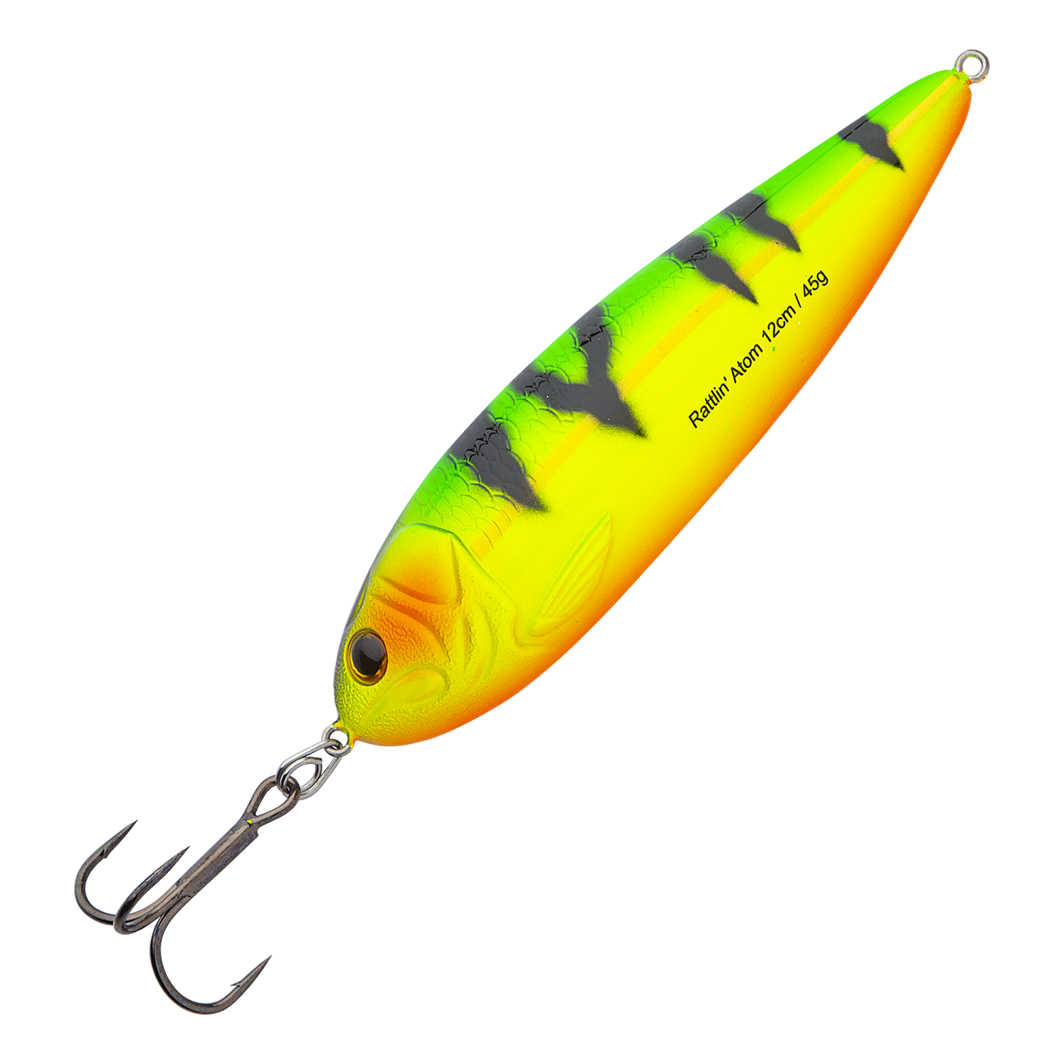 Блесна колеблющаяся Abu Garcia Rattlin Atom 45гр #Fire Tiger