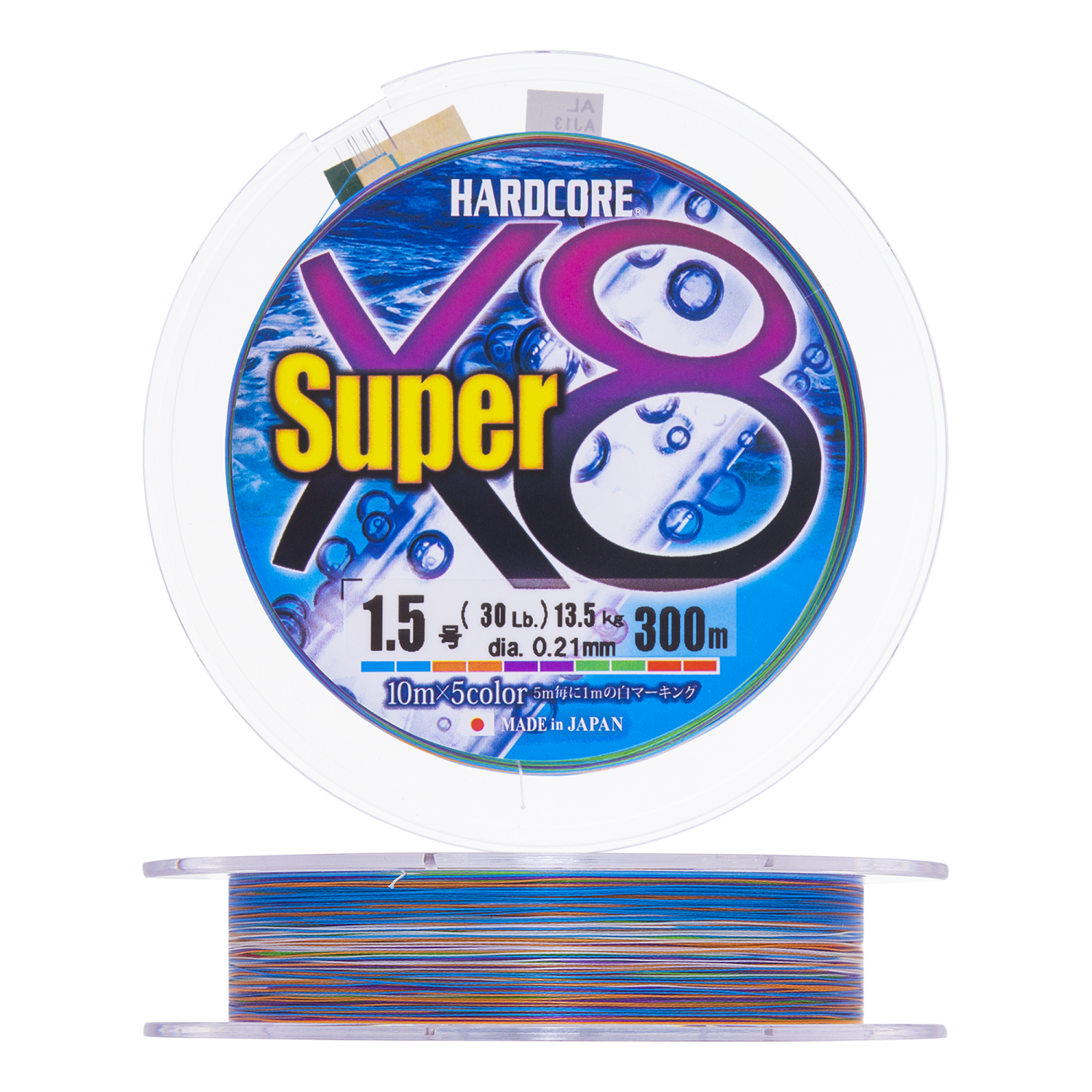 цена Шнур плетеный Duel Hardcore PE X8 Super #1,5 0,21мм 300м (5color)