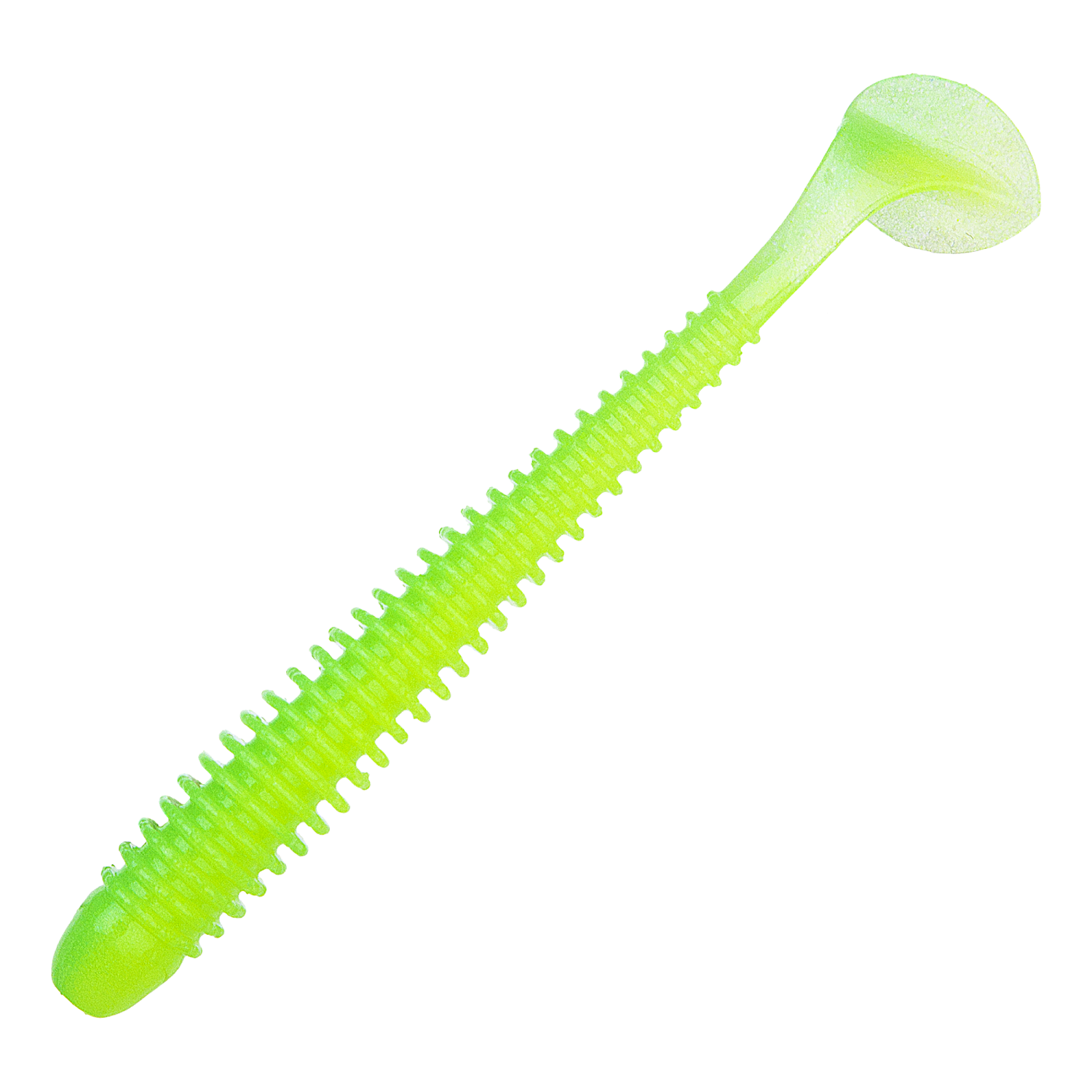 Приманка силиконовая Keitech Swing Impact 2,5" #EA11 Lime Chartreuse Glow - 2 рис.