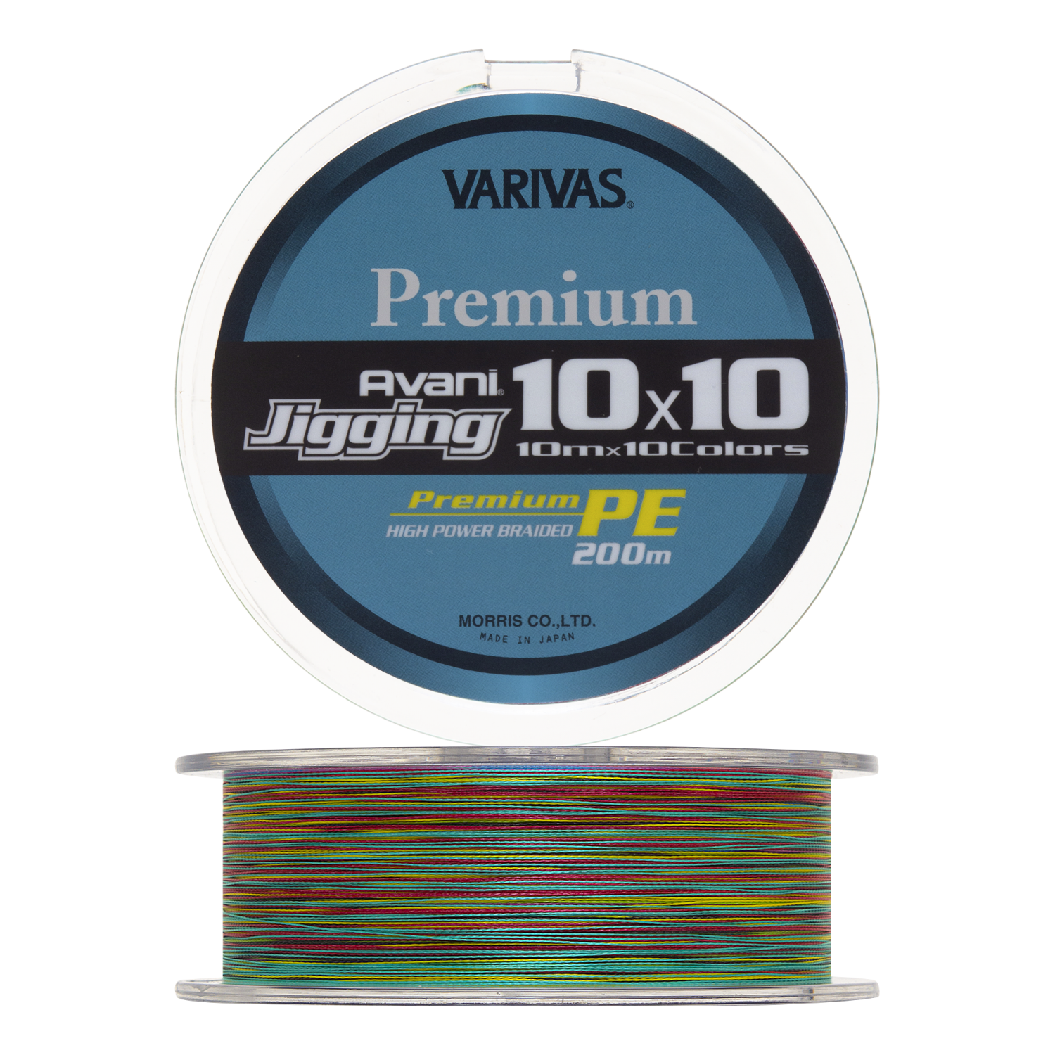 Шнур плетеный Varivas Avani Jigging 10×10 Premium PE X4 #1,5 0,205мм 200м (multicolor) - 2 рис.