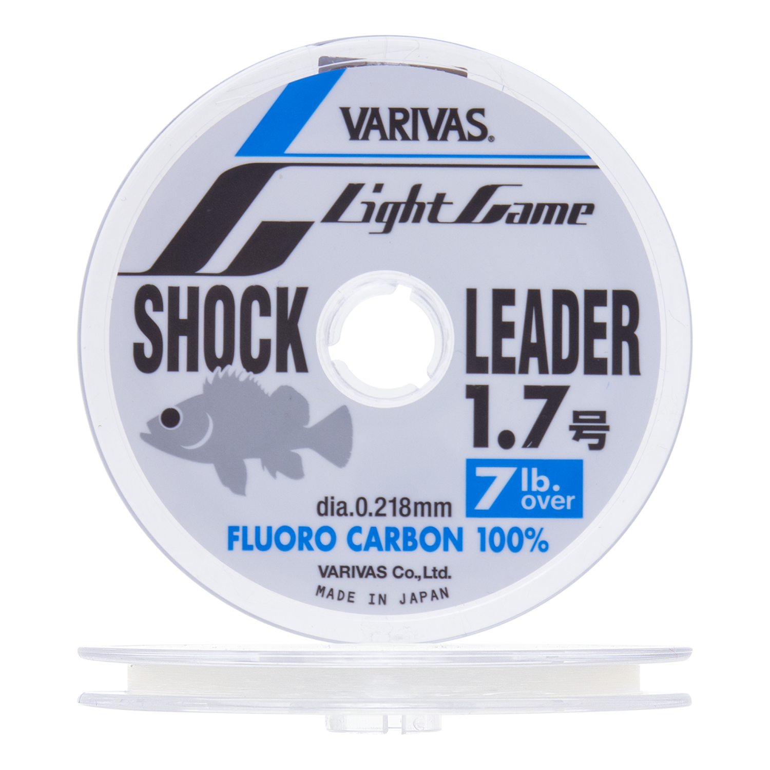 Флюорокарбон Varivas Light Game Shock Leader Fluorocarbon #1,7 0,220мм 7Lb 30м (natural clear)