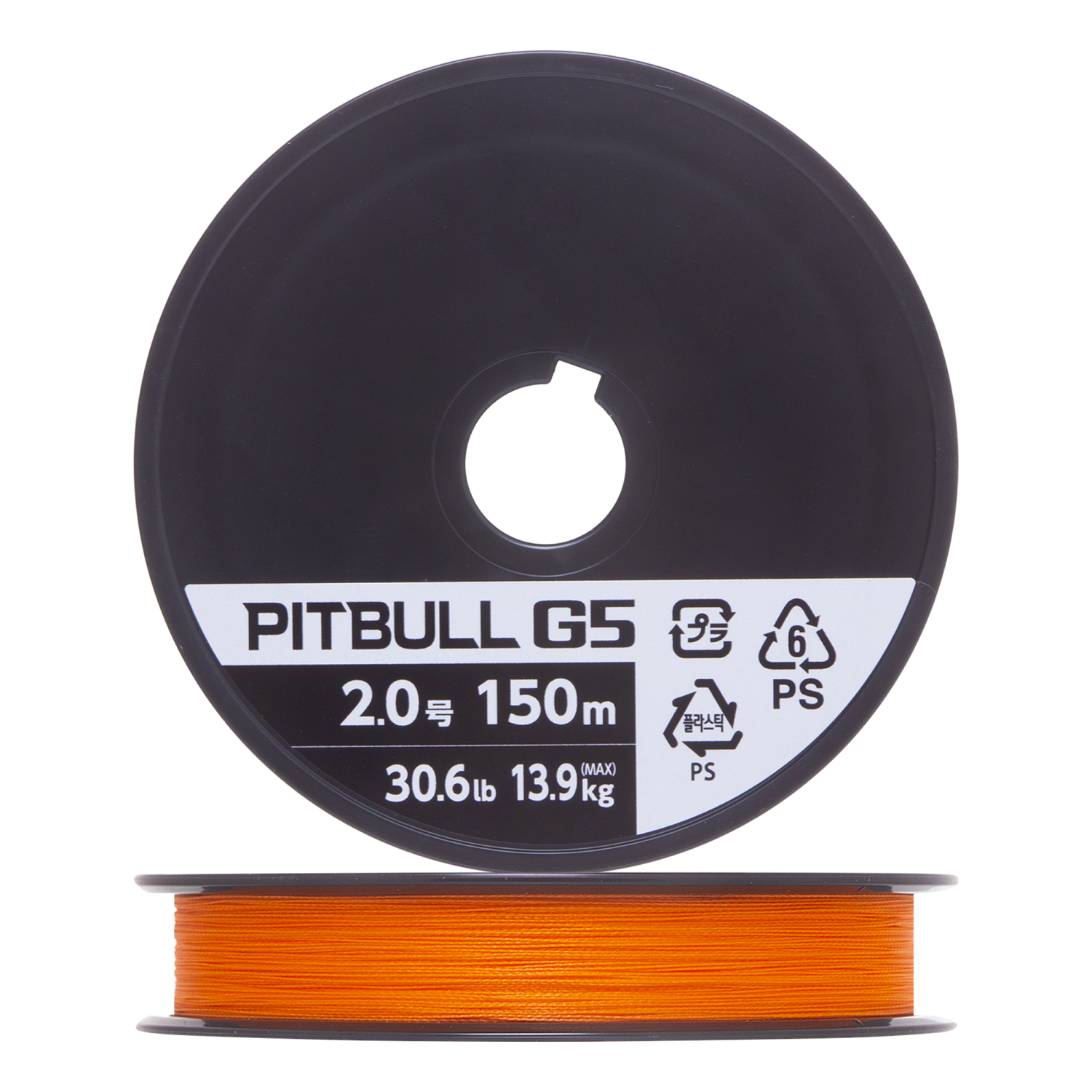 Шнур плетеный Shimano Pitbull G5 #2,0 0,235мм 150м (hi-vis orange)
