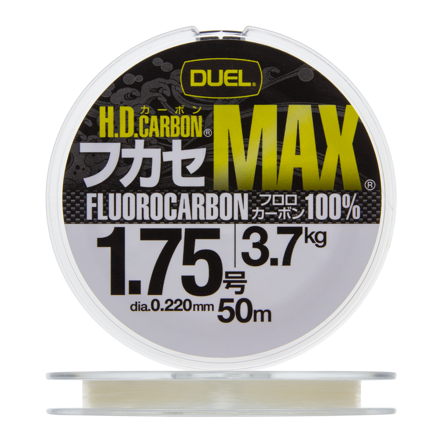 Флюорокарбон Duel H.D. Carbon Max Fluorocarbon 100% #1,75 0,220мм 50м (clear)