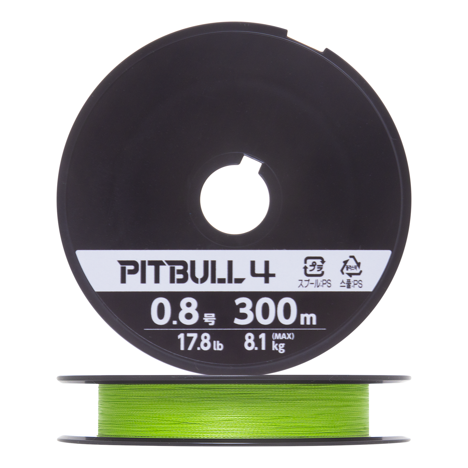 Шнур плетеный Shimano Pitbull 4 #0,8 0,148мм 300м (lime green)